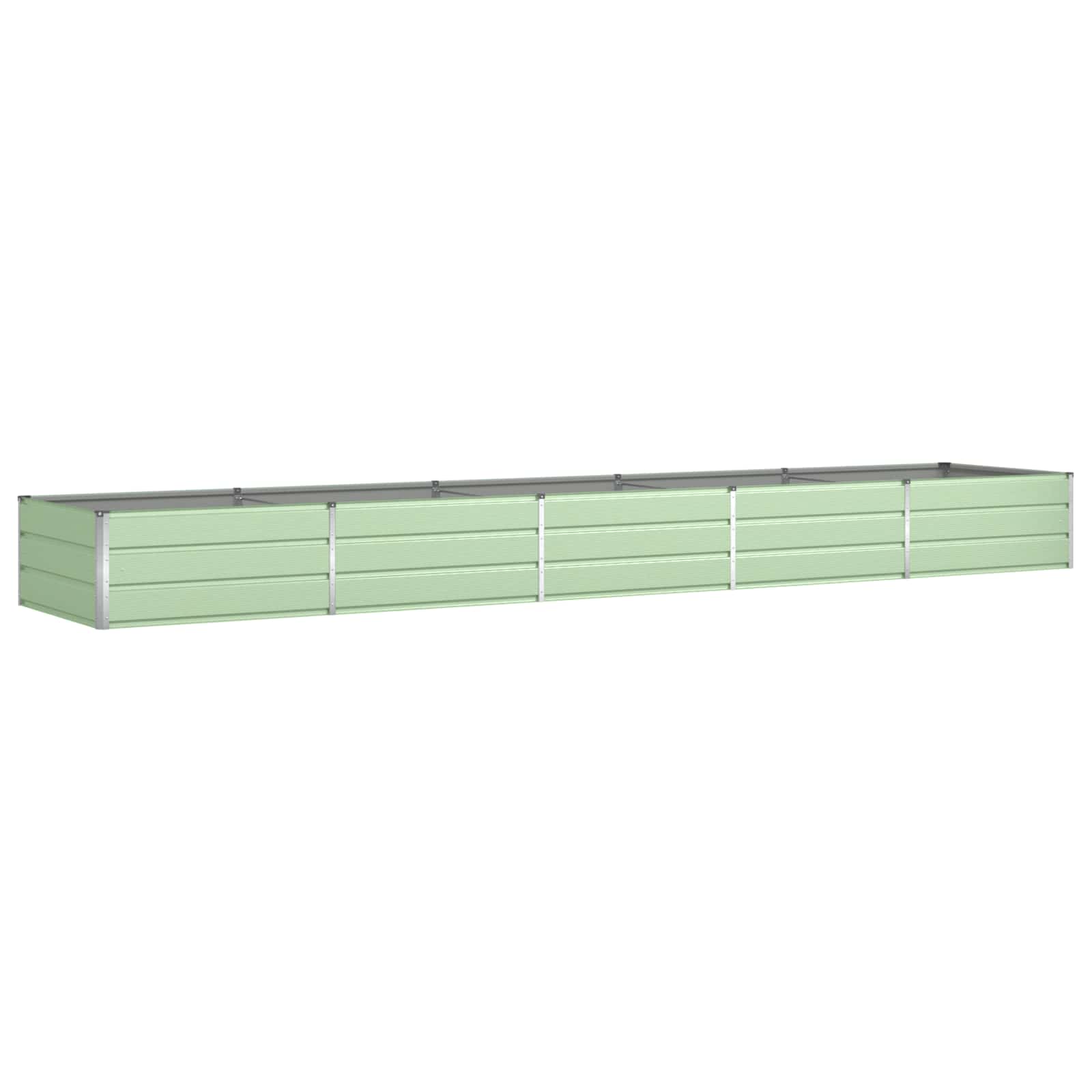 Sadilica Pastelno zelena 480 x 100 x 45 cm Cinkani čelik