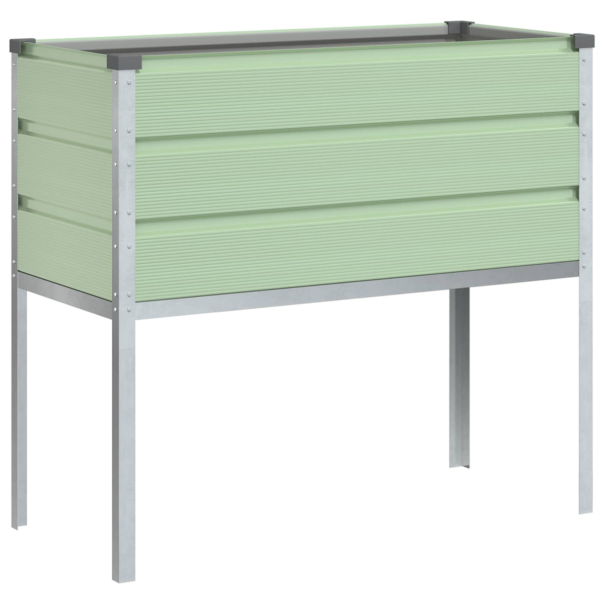 Sadilica Pastelno zelena 100 x 45 x 90 cm Cinkani čelik