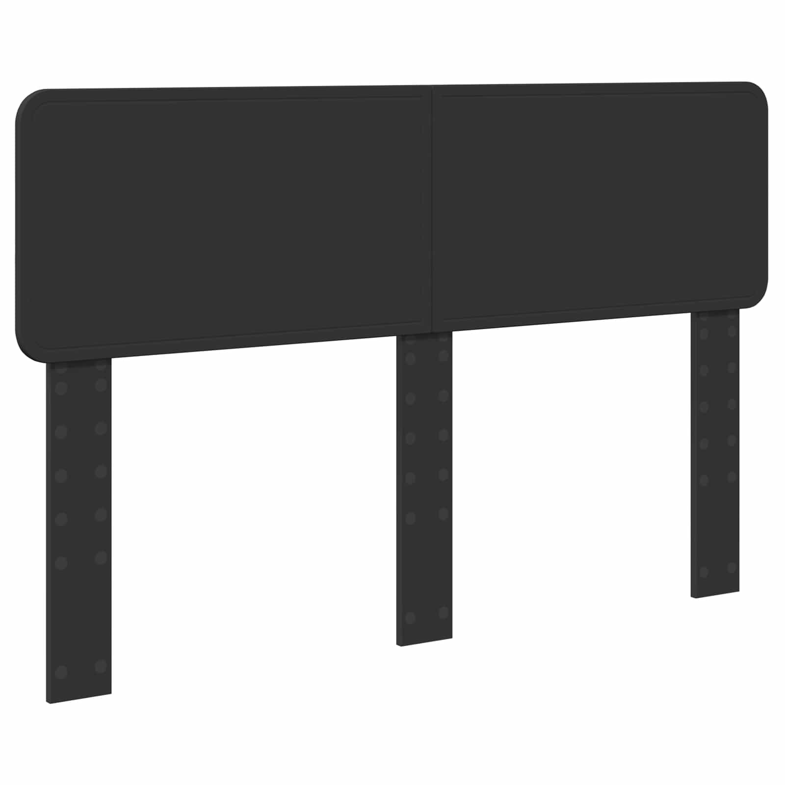 Krevetna konstrukcija Crna 140 x 190 cm Konstruirano drvo