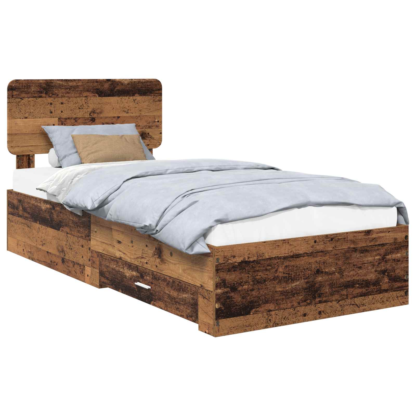 Krevetna konstrukcija Staro drvo 90 x 200 cm Konstruirano drvo