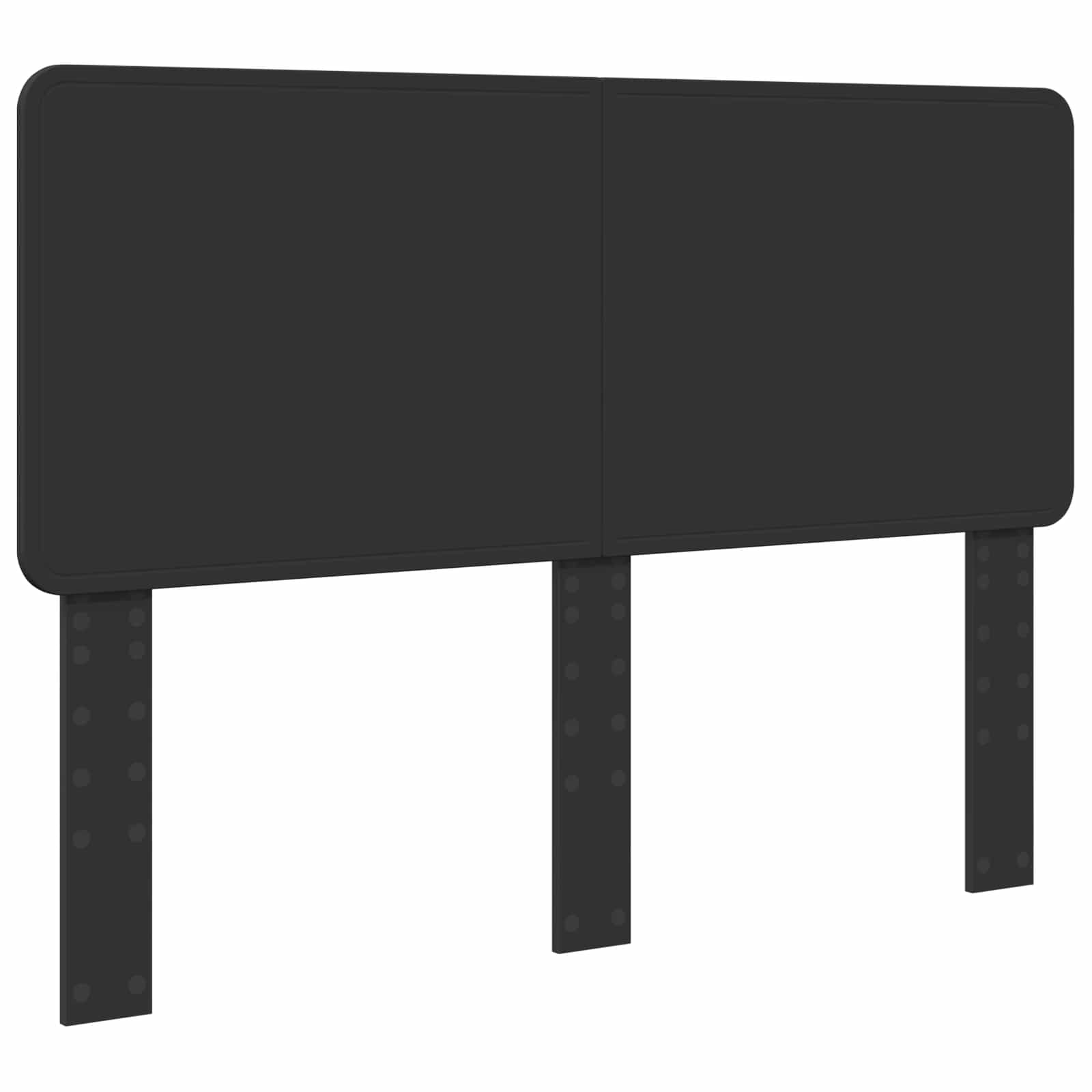 Krevetna konstrukcija Crna 160 x 200 cm Čvrsto borovo drvo