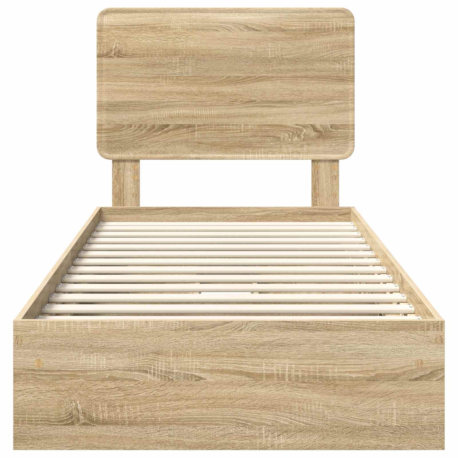 Krevet s od storage Sonoma hrast 90 x 200 cm Konstruirano drvo