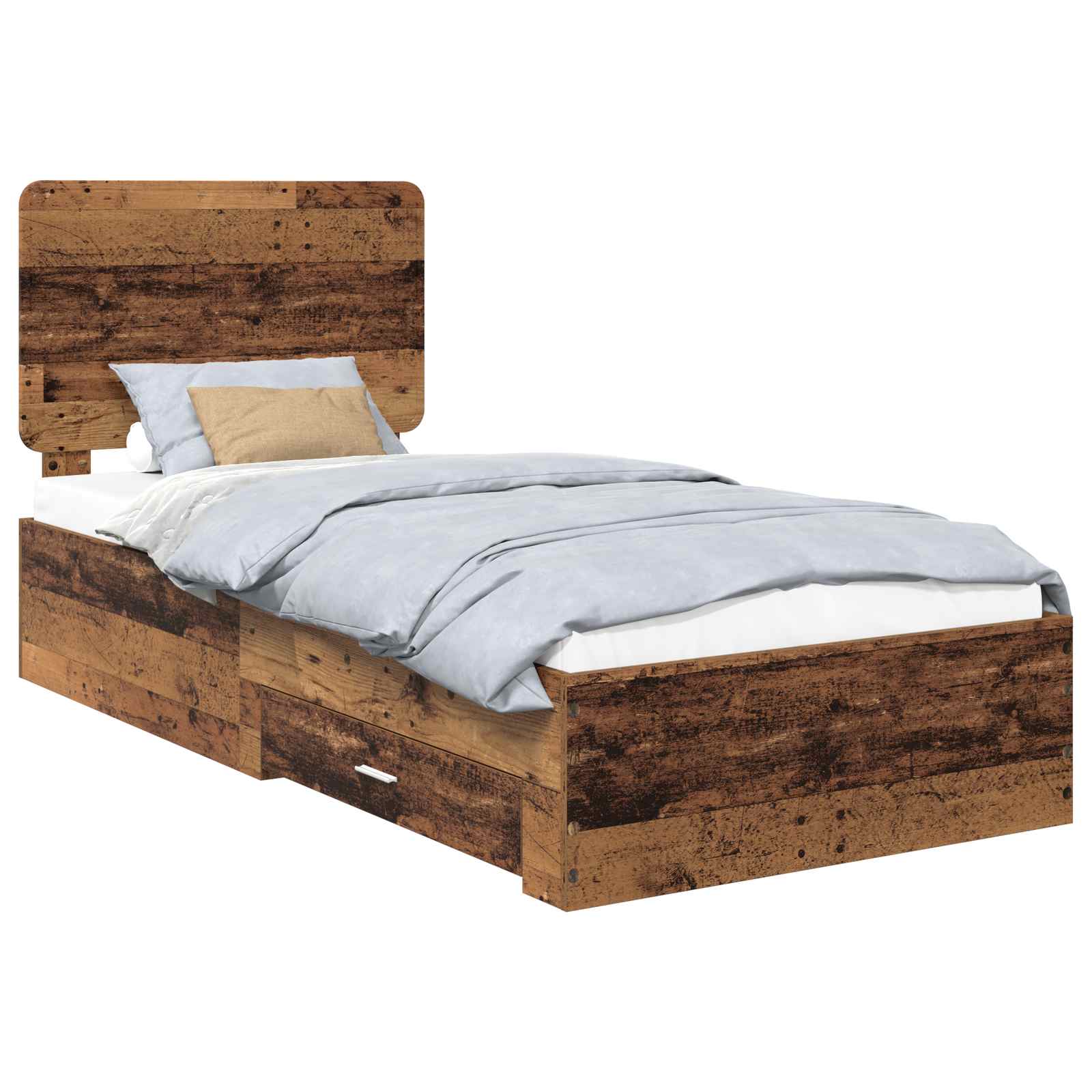 Krevetna konstrukcija Staro drvo 90 x 200 cm Konstruirano drvo