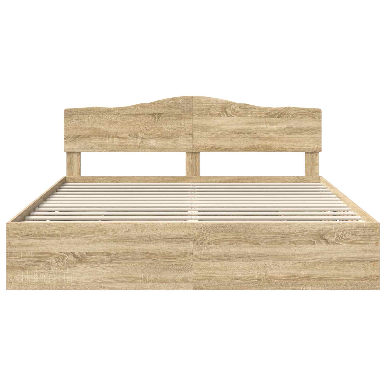 Krevetna konstrukcija s ladicama Sonoma hrast 200 x 200 cm