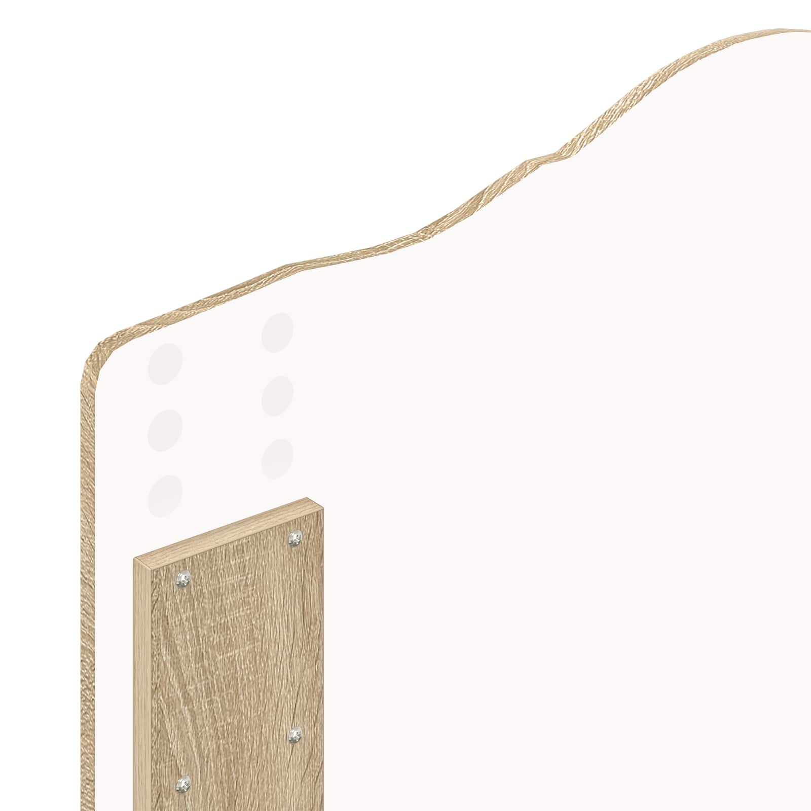Krevet s od storage Sonoma hrast 70 x 190 cm Konstruirano drvo