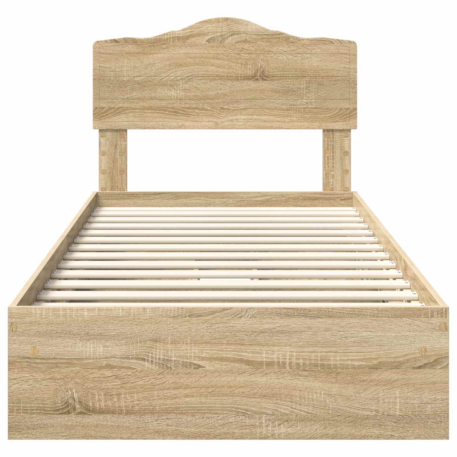 Krevet s od storage Sonoma hrast 70 x 190 cm Konstruirano drvo