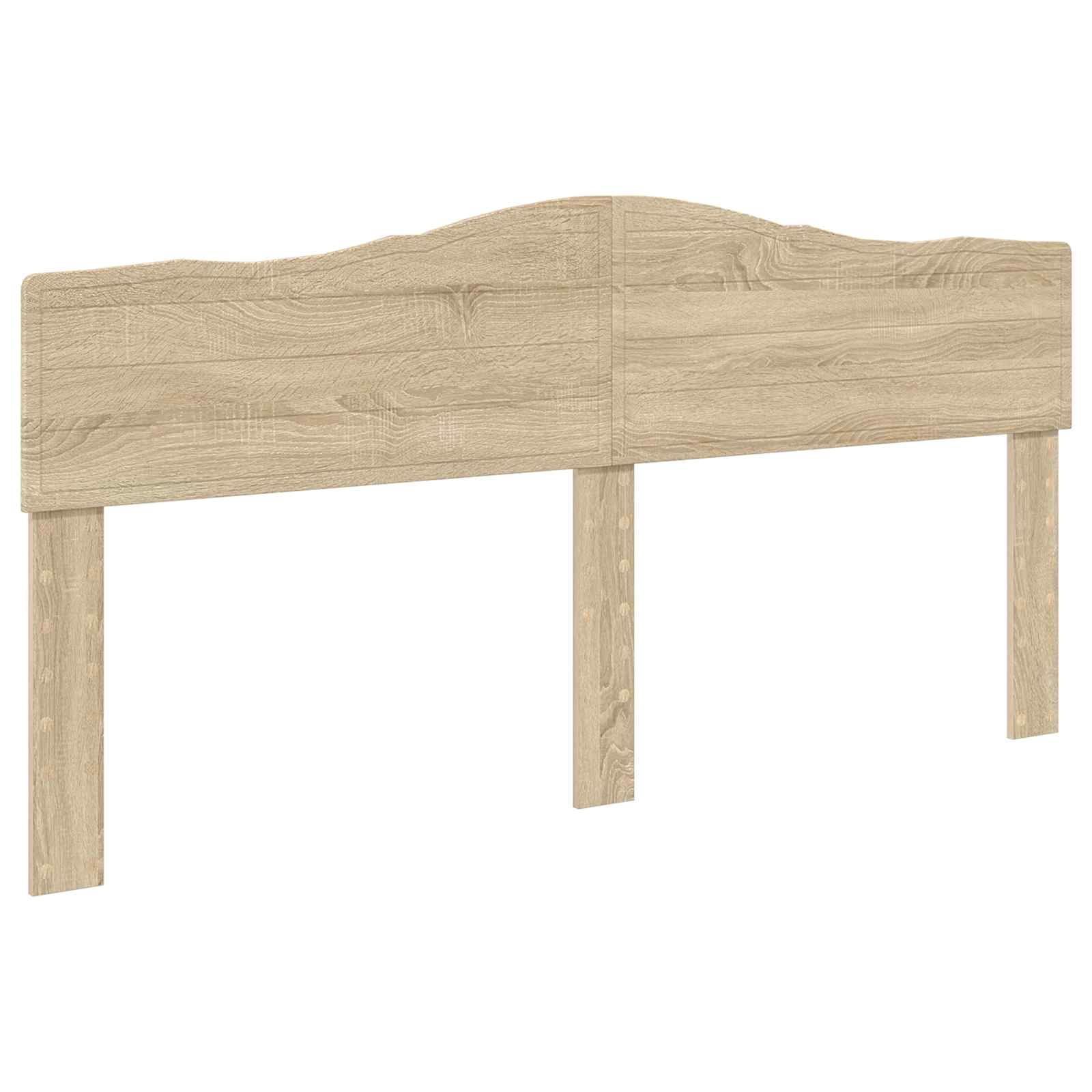 Krevetna konstrukcija s uzglavljem Sonoma hrast 200 x 200 cm