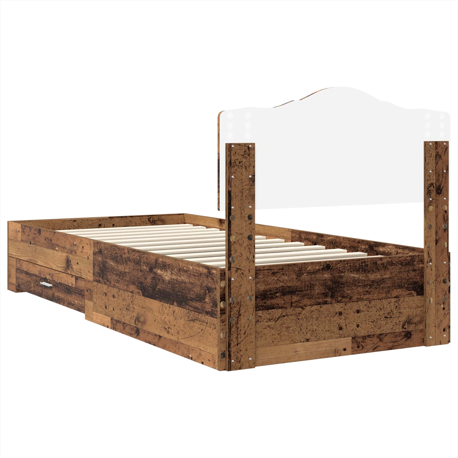 Krevetna konstrukcija Staro drvo 90 x 200 cm Konstruirano drvo
