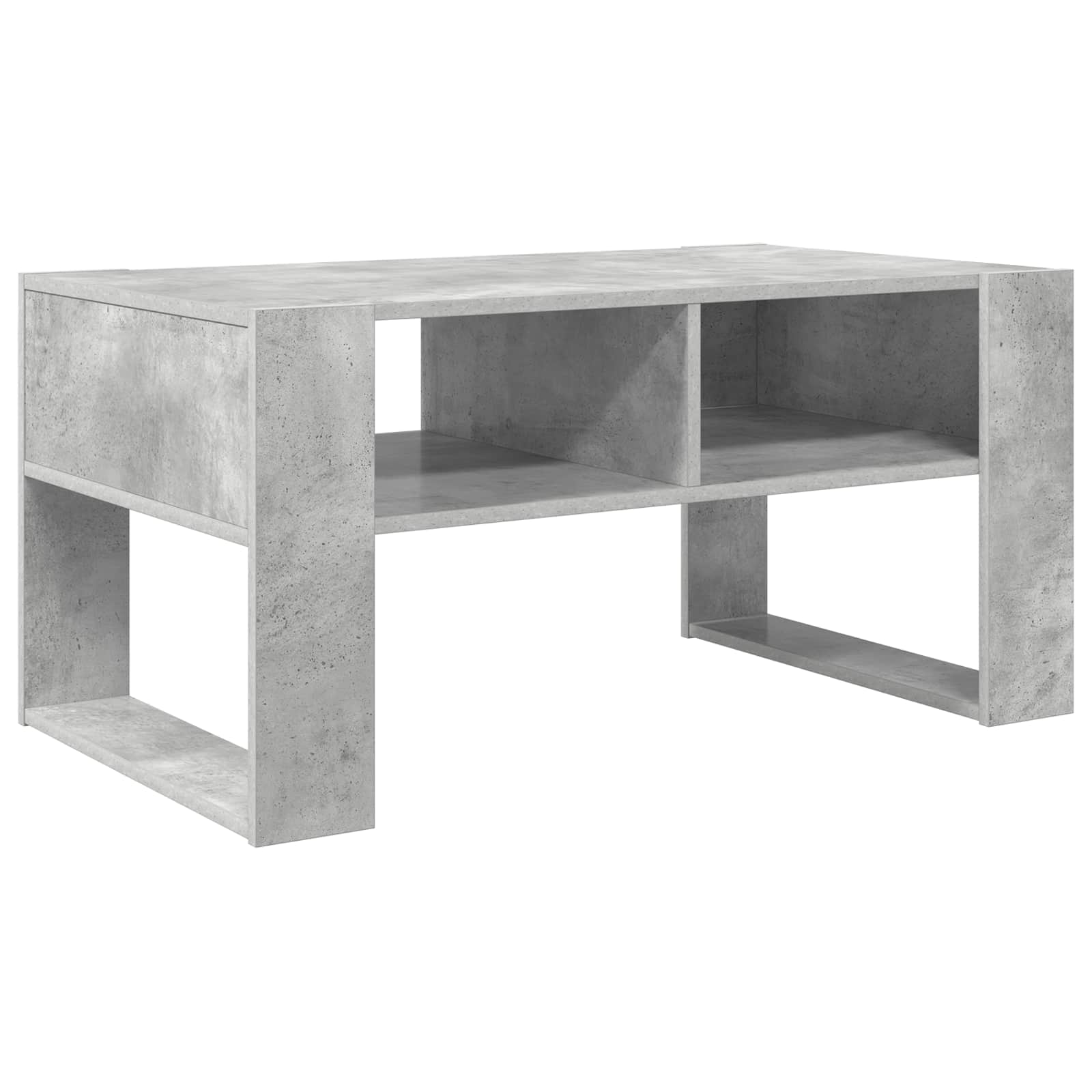 Kava Stol Betonski sivi 92 x 53 x 45 cm Konstruirano drvo