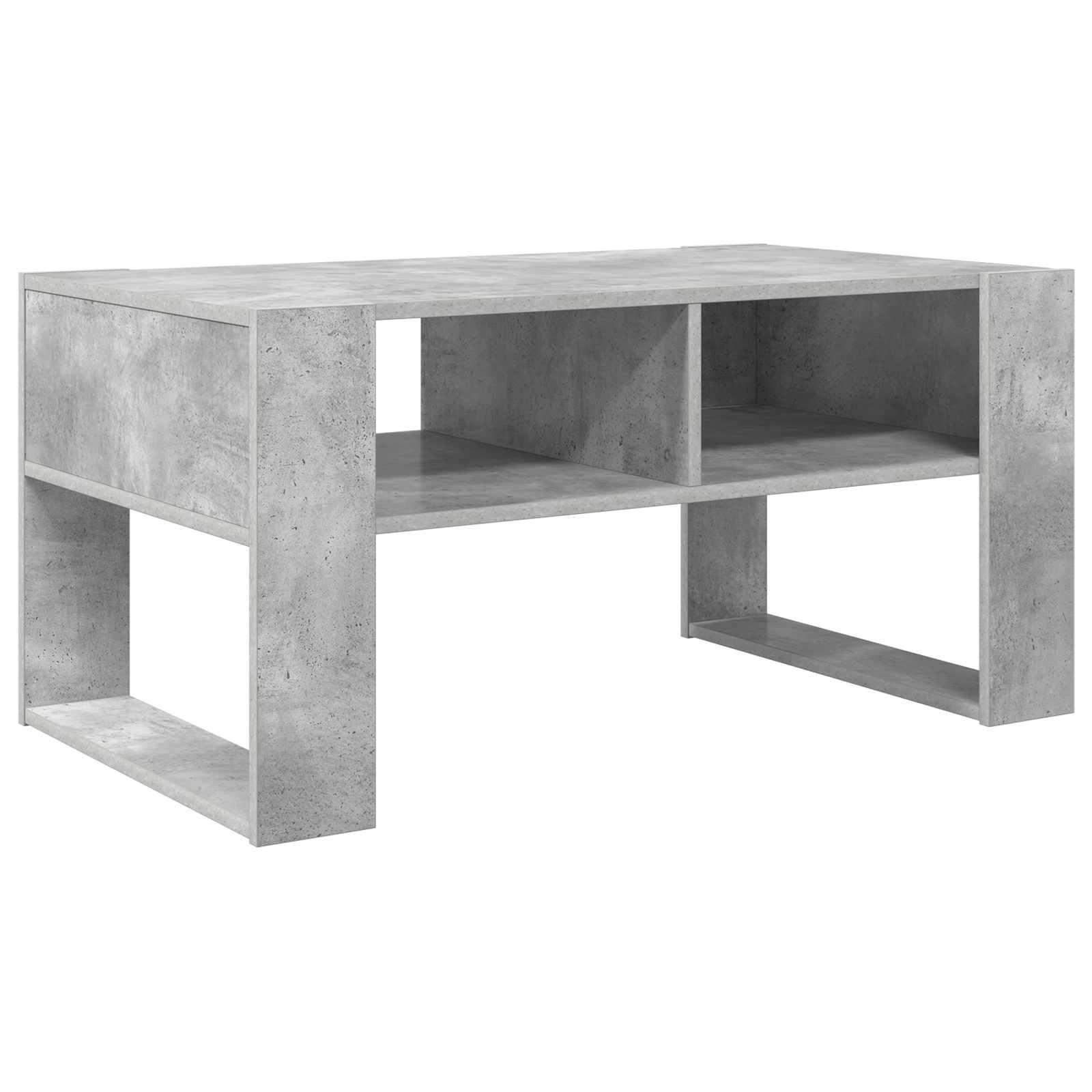 Kava Stol Betonski sivi 92 x 53 x 45 cm Konstruirano drvo