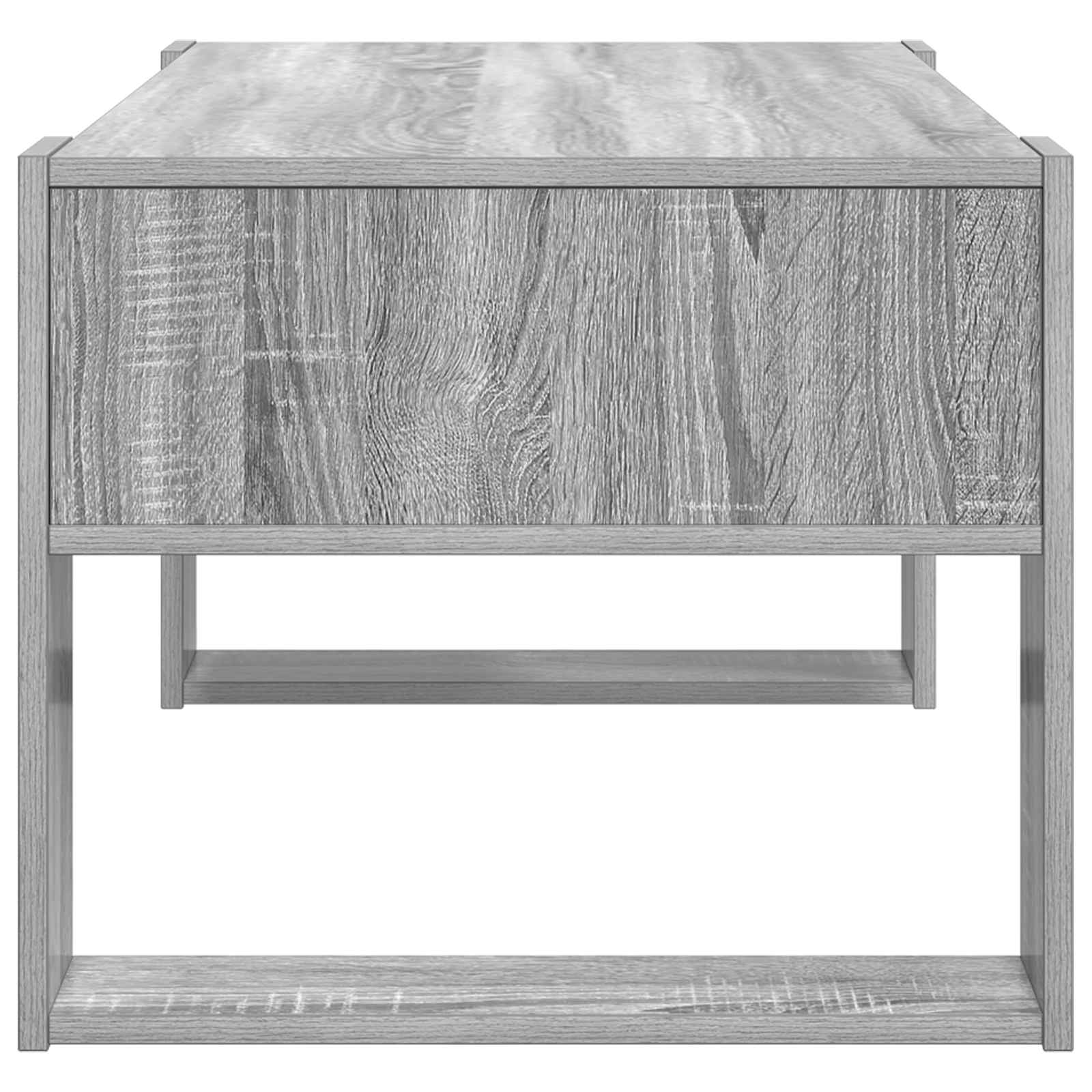 Kava Stol Siva Sonoma 92 x 53 x 45 cm Konstruirano drvo
