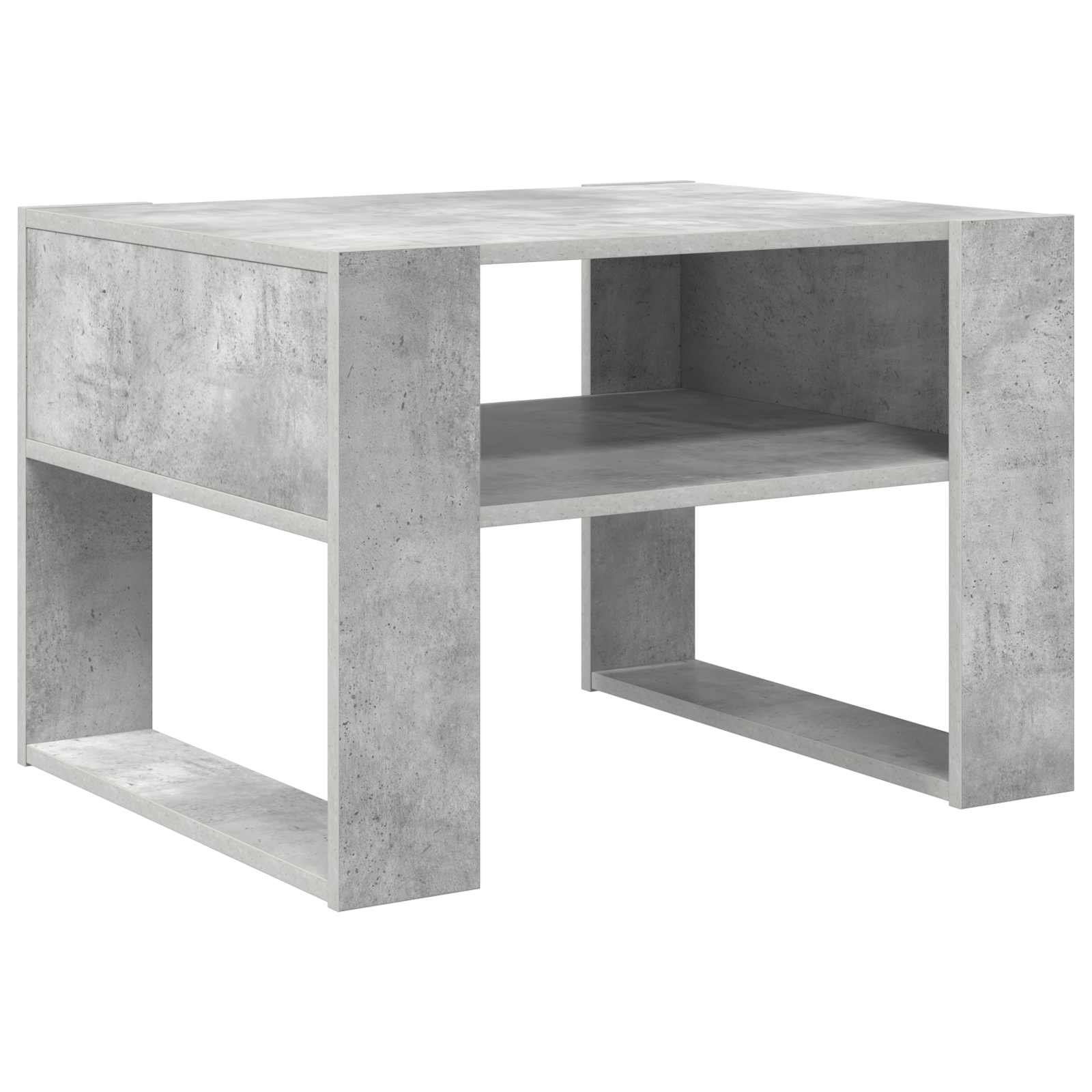 Kava Stol Betonski sivi 66 x 53 x 45 cm Konstruirano drvo
