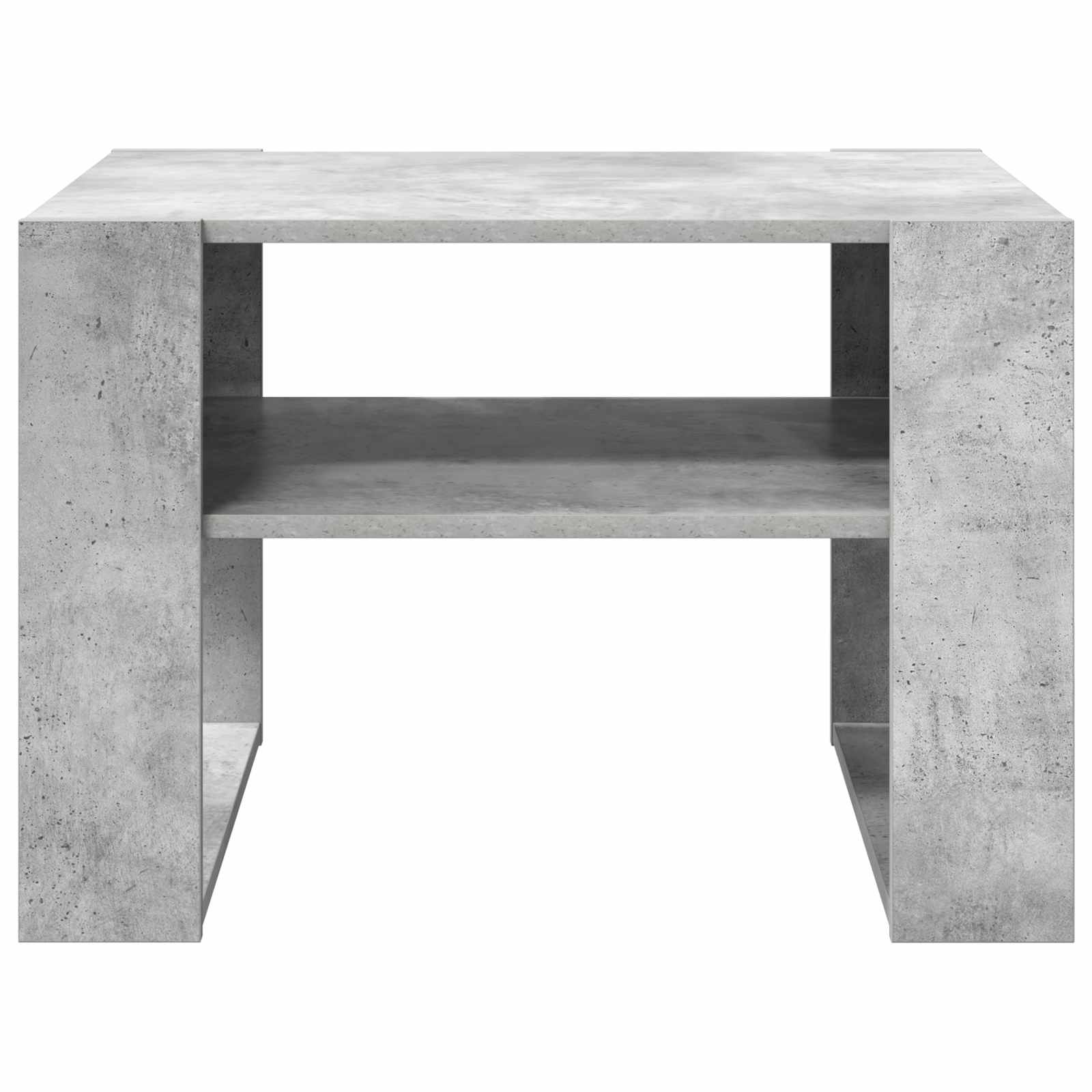 Kava Stol Betonski sivi 66 x 53 x 45 cm Konstruirano drvo