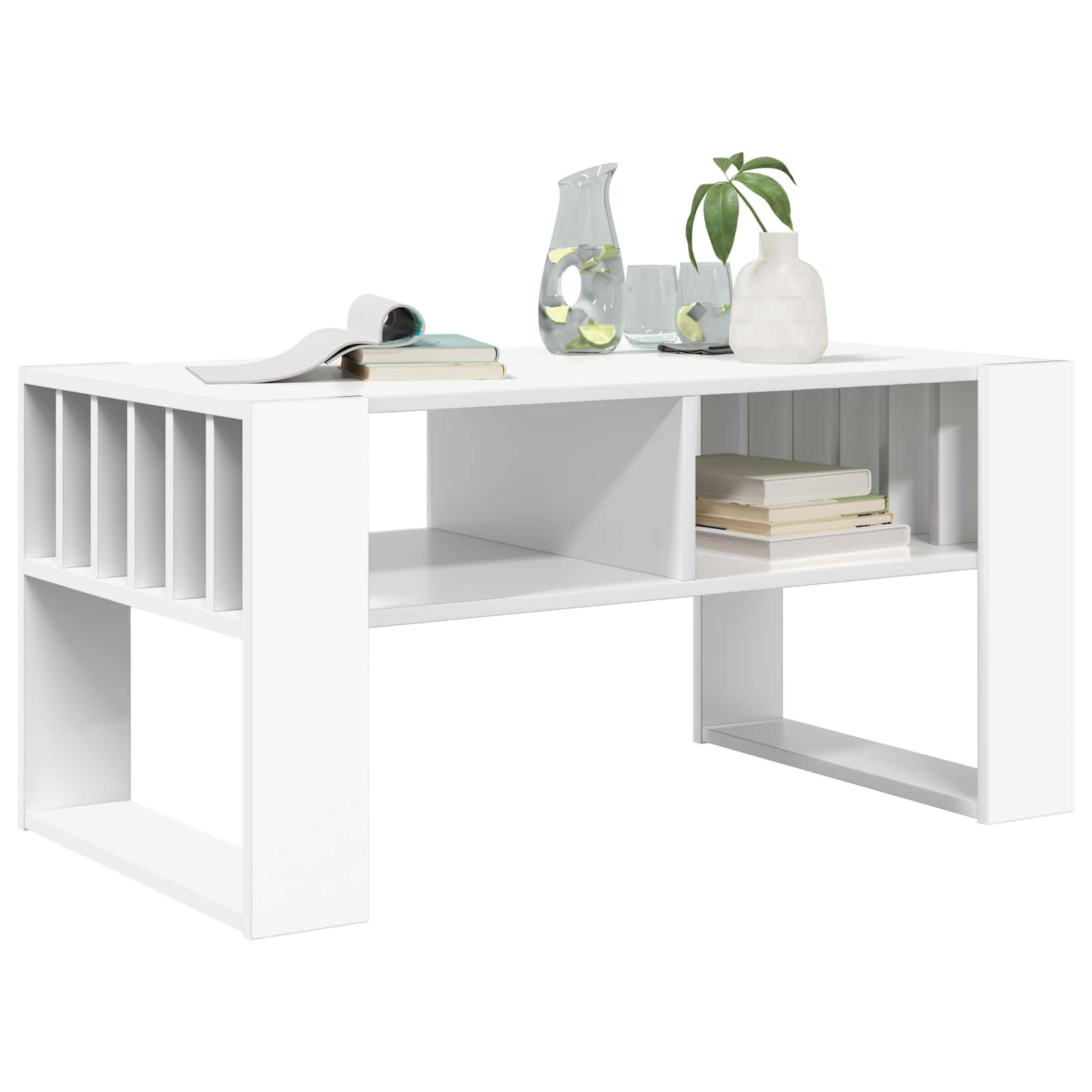 Kava Stol Bijelo 92 x 49,5 x 45 cm Konstruirano drvo