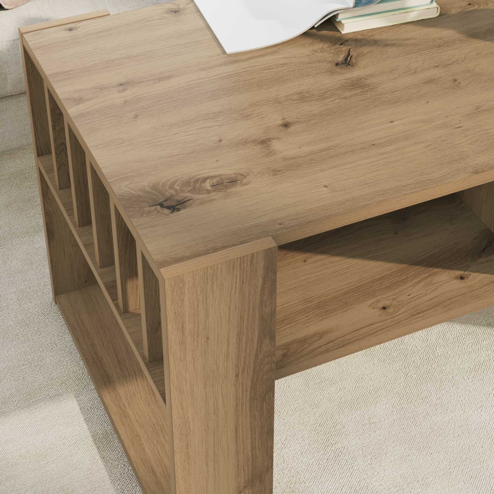 Kava Stol Umjetnički hrast 92 x 49,5 x 45 cm Konstruirano drvo