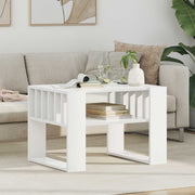 Kava Stol Bijelo 66 x 49,5 x 45 cm Konstruirano drvo