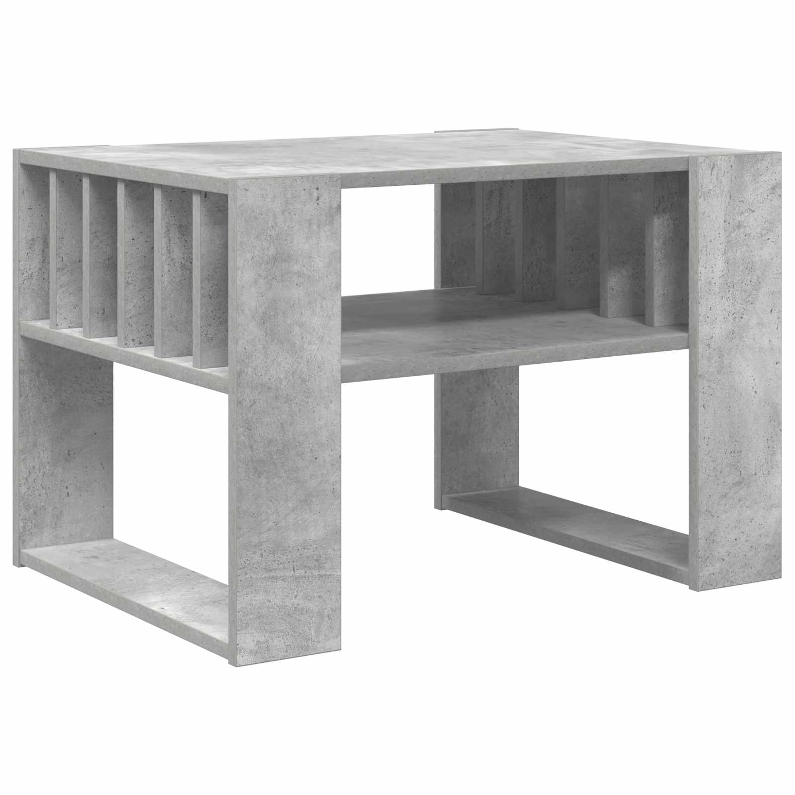 Kava Stol Betonski sivi 66 x 49,5 x 45 cm Konstruirano drvo