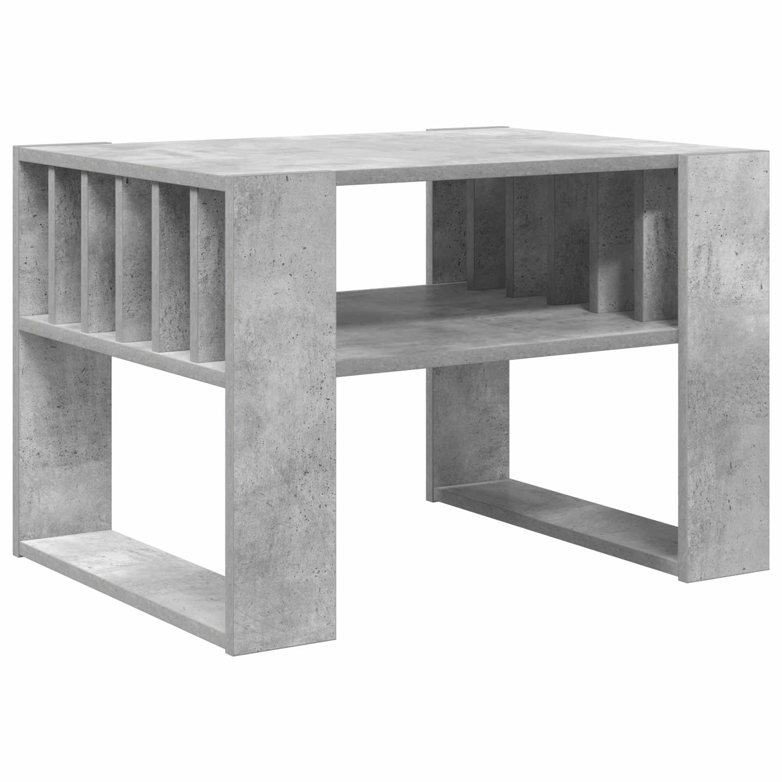Kava Stol Betonski sivi 66 x 49,5 x 45 cm Konstruirano drvo