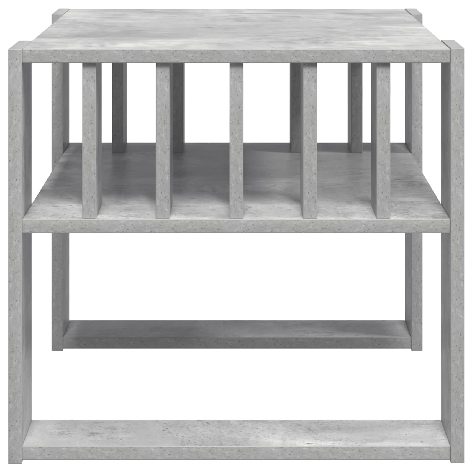 Kava Stol Betonski sivi 66 x 49,5 x 45 cm Konstruirano drvo