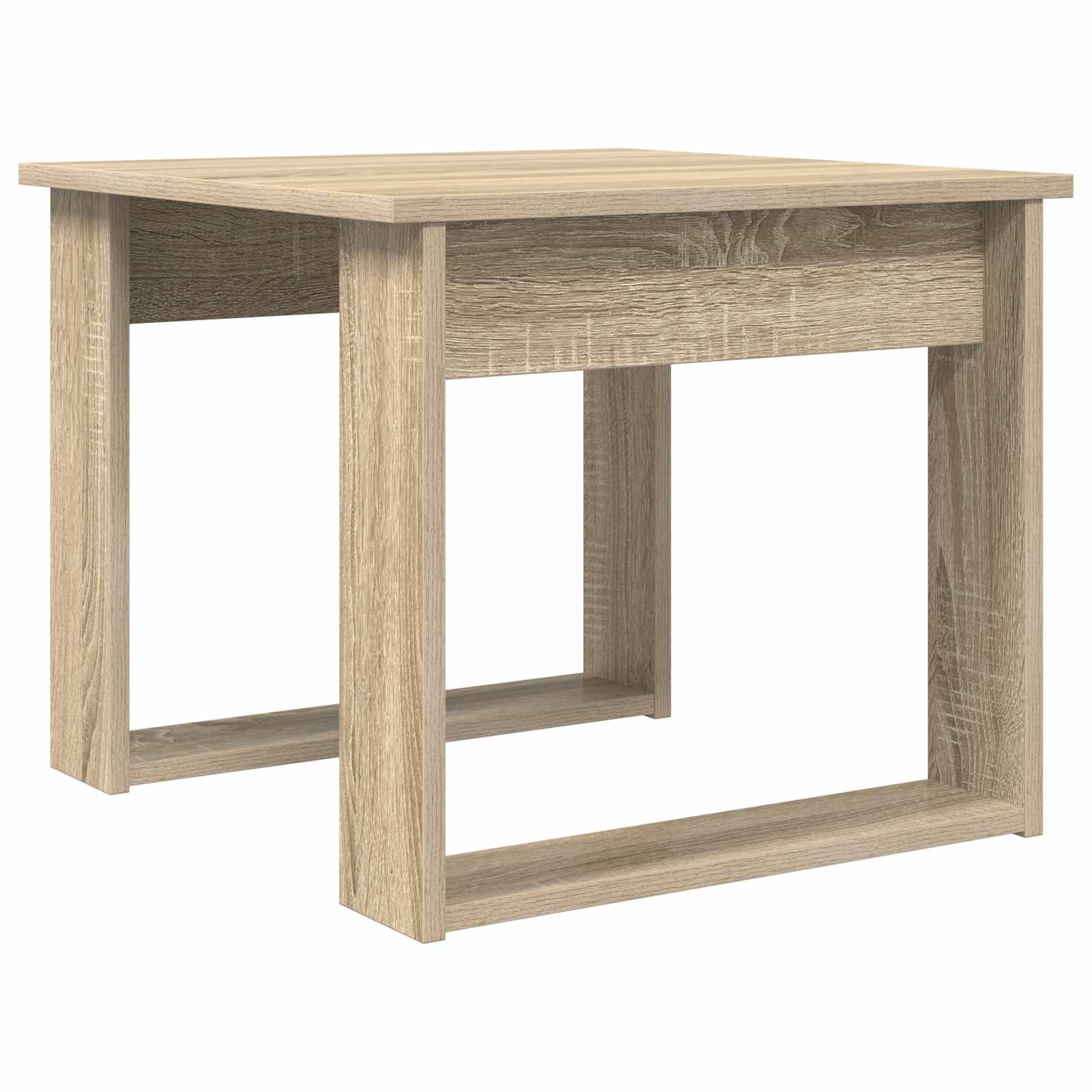 Set stolića za kavu 2 pcs Sonoma hrast Konstruirano drvo