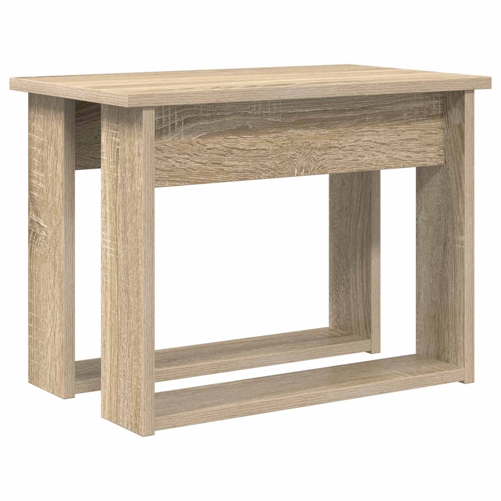 Set stolića za kavu 2 pcs Sonoma hrast Konstruirano drvo