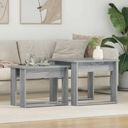 Set stolića za kavu 2 pcs Siva Sonoma Konstruirano drvo