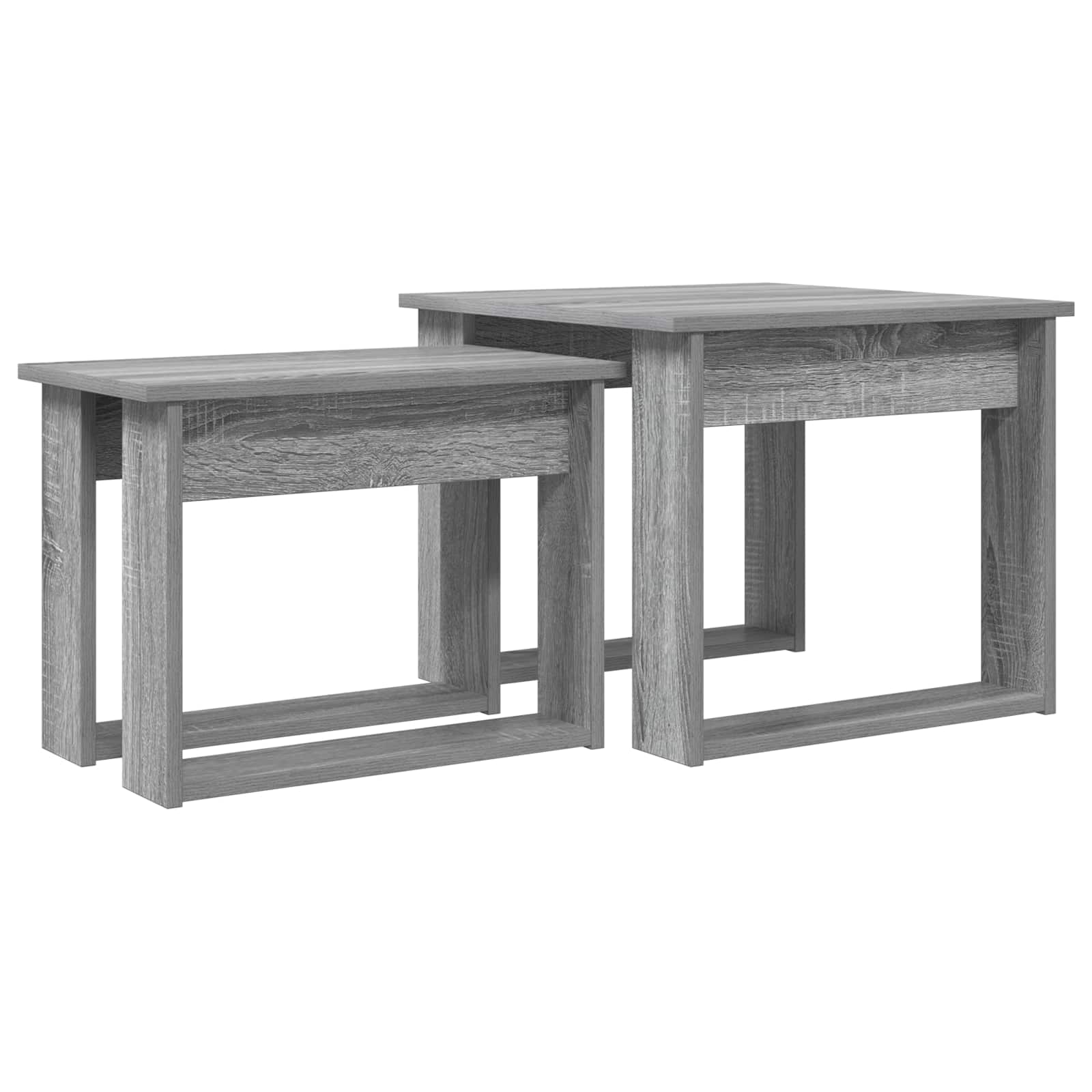 Set stolića za kavu 2 pcs Siva Sonoma Konstruirano drvo