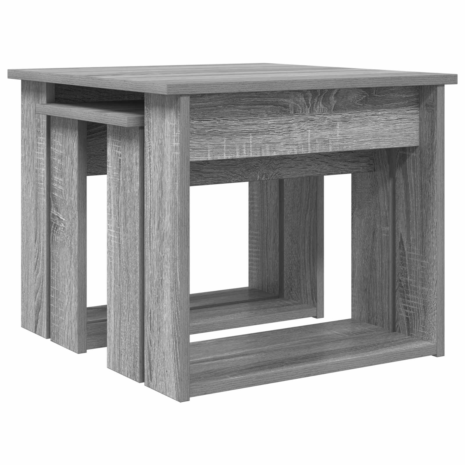 Set stolića za kavu 2 pcs Siva Sonoma Konstruirano drvo