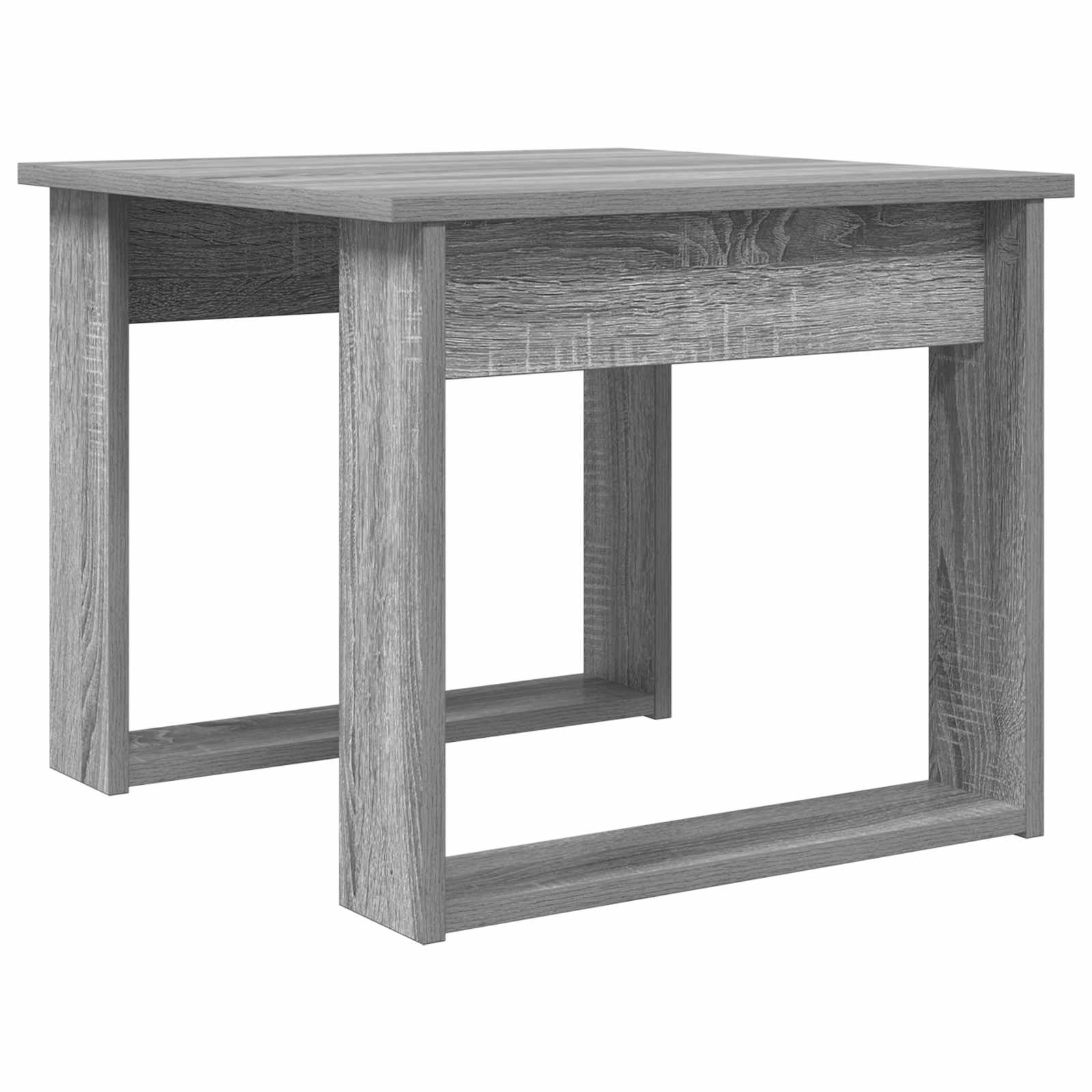 Set stolića za kavu 2 pcs Siva Sonoma Konstruirano drvo