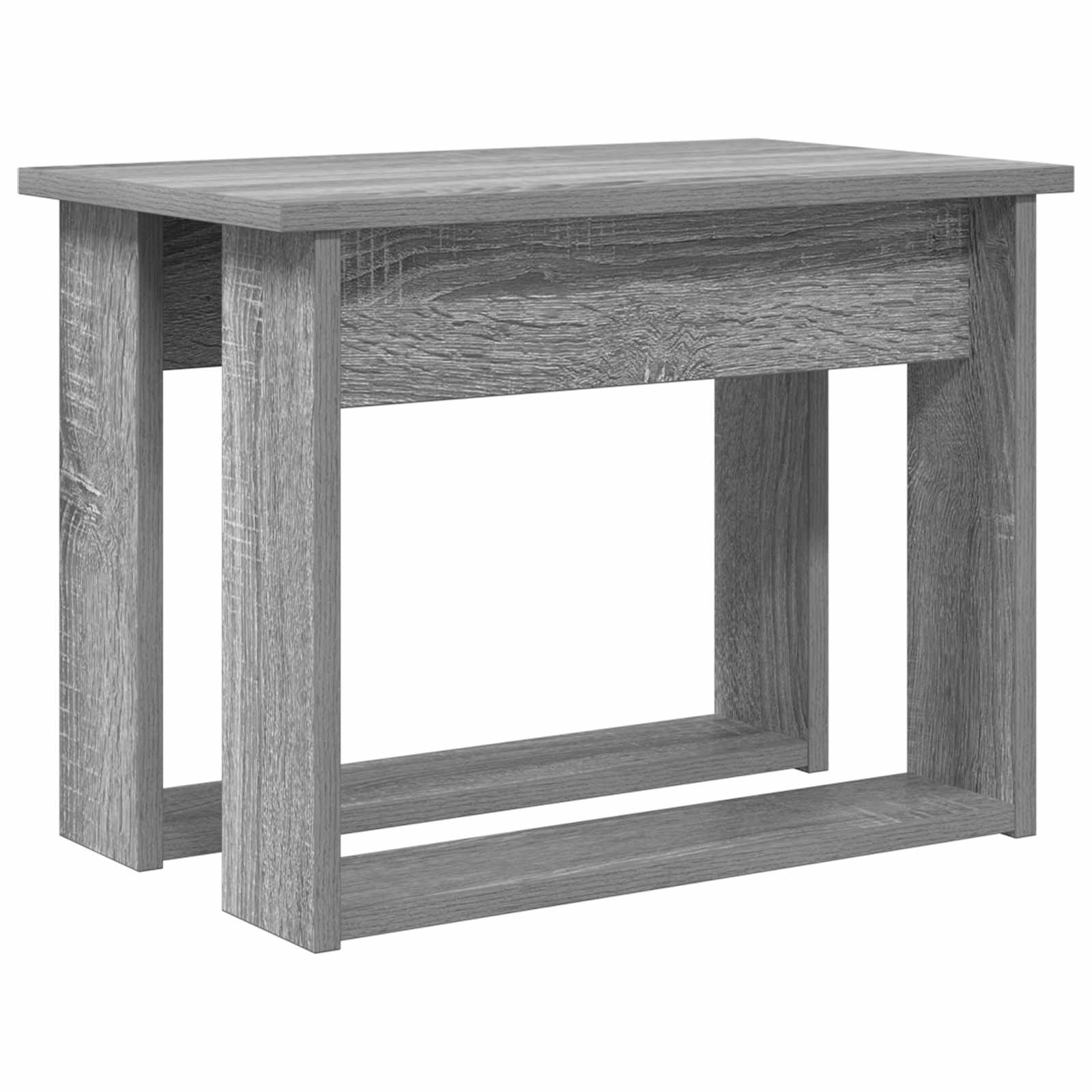 Set stolića za kavu 2 pcs Siva Sonoma Konstruirano drvo