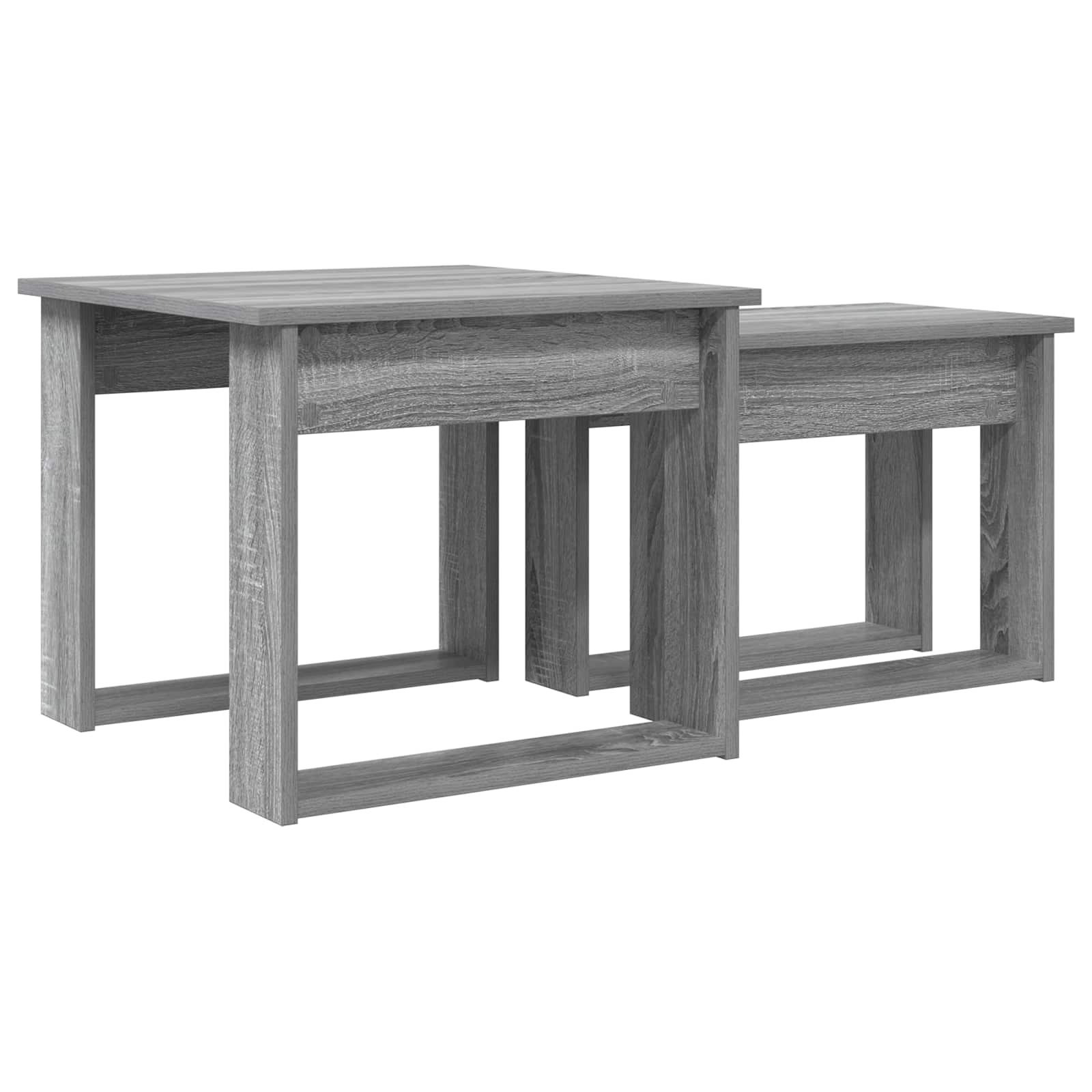 Set stolića za kavu 2 pcs Siva Sonoma Konstruirano drvo