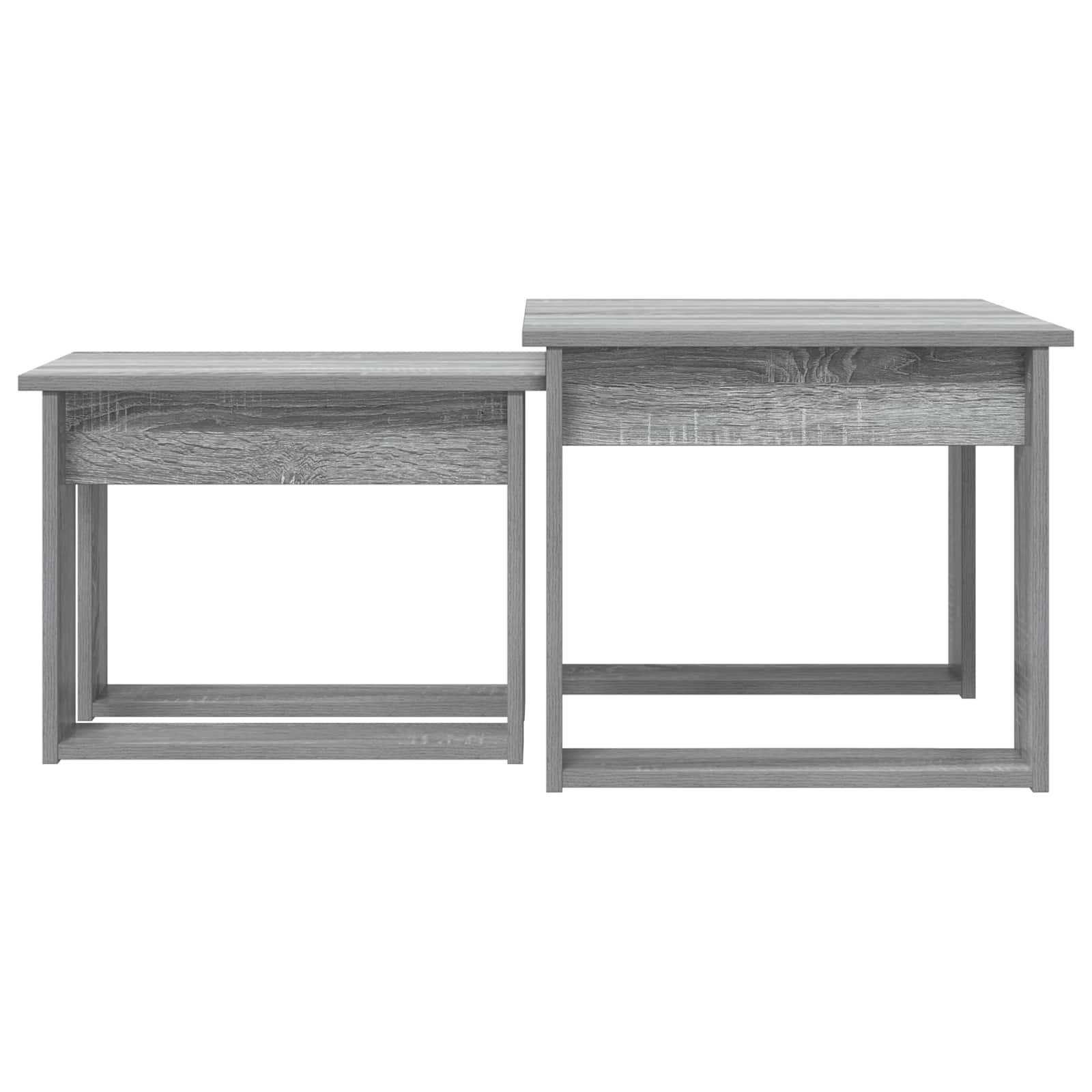 Set stolića za kavu 2 pcs Siva Sonoma Konstruirano drvo