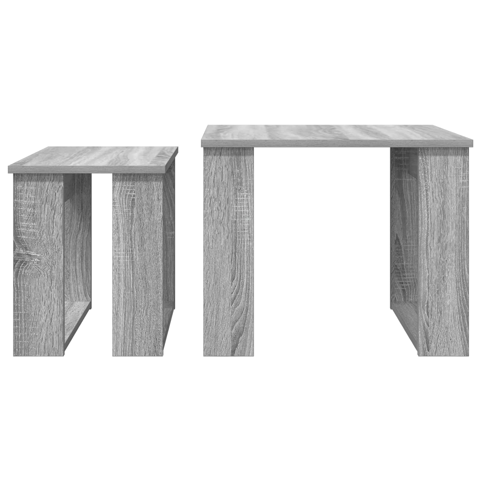 Set stolića za kavu 2 pcs Siva Sonoma Konstruirano drvo