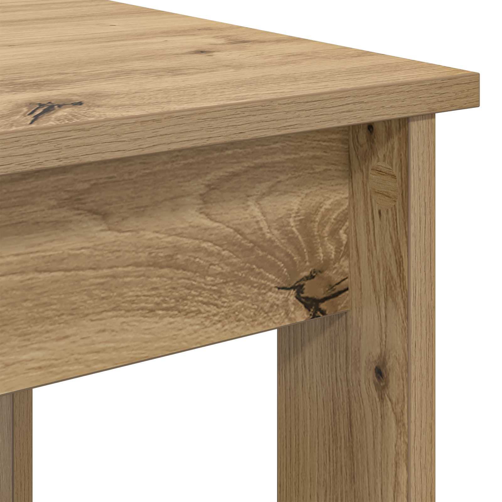 Set stolića za kavu 2 pcs Umjetnički hrast Konstruirano drvo