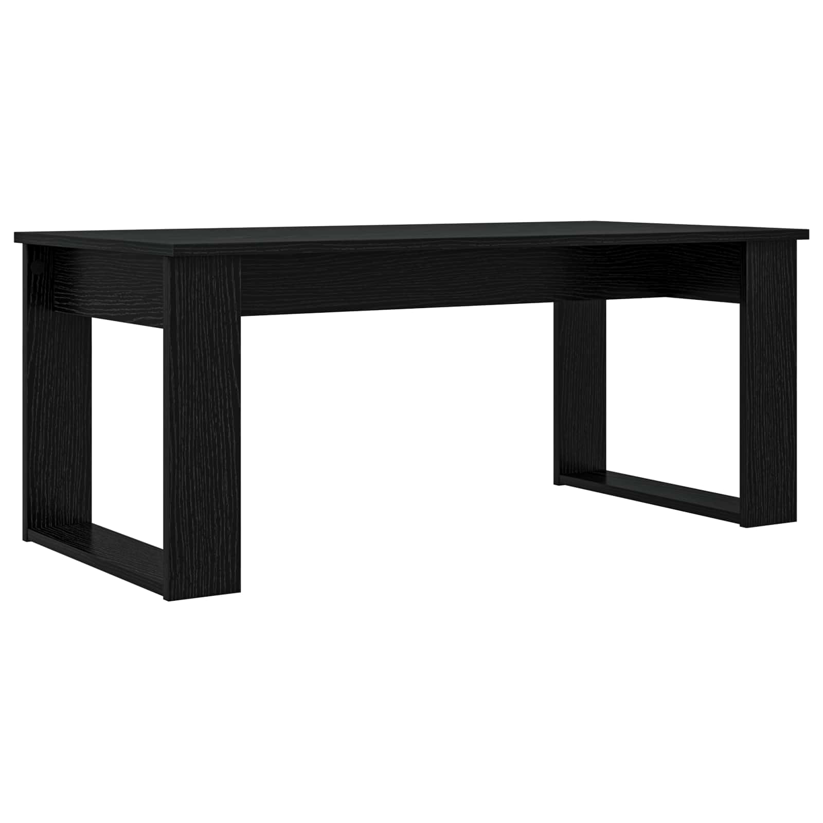 Set stolića za kavu 2 pcs Crni hrast Konstruirano drvo