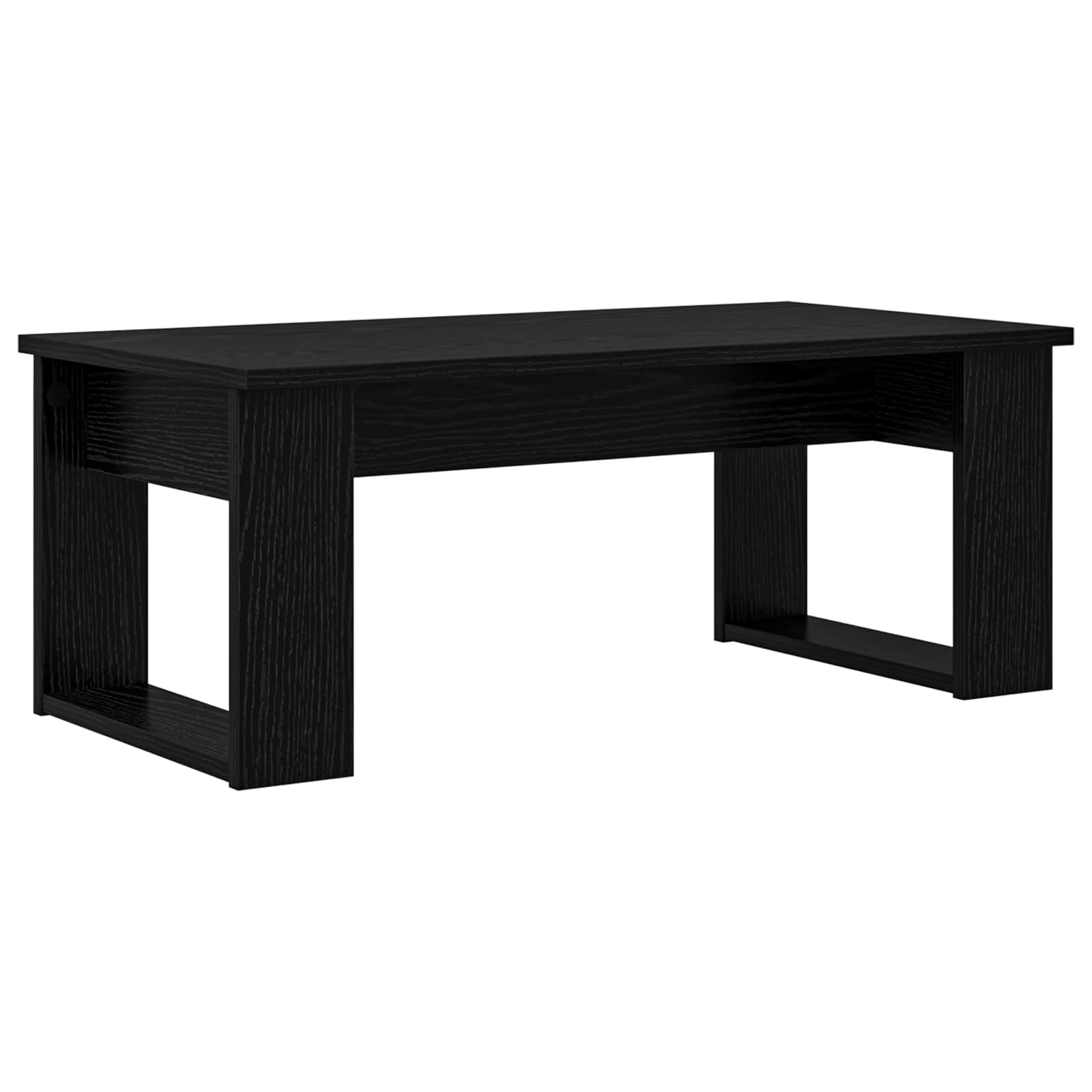 Set stolića za kavu 2 pcs Crni hrast Konstruirano drvo
