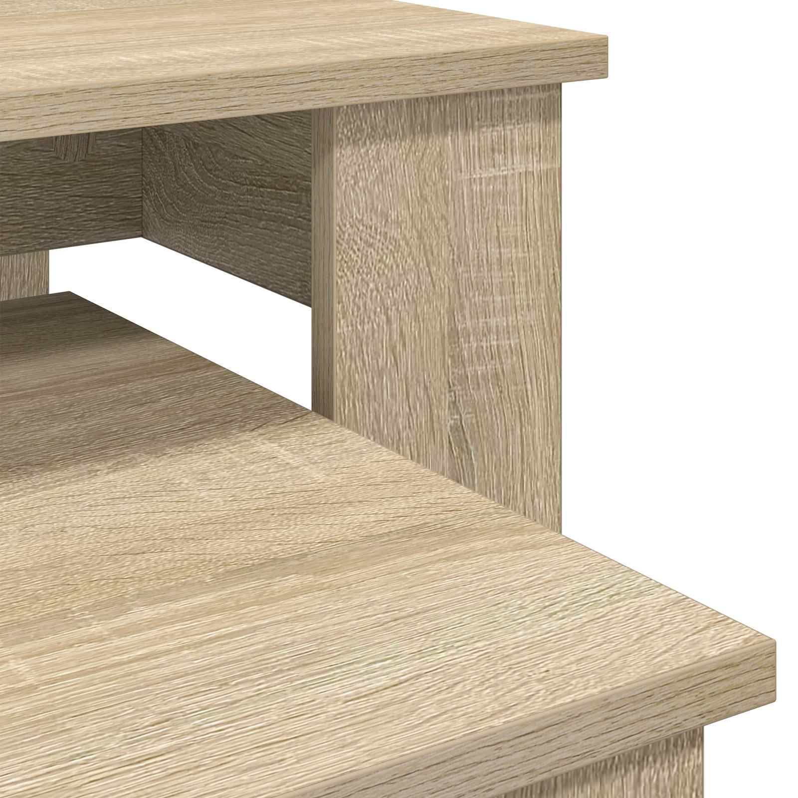 Set stolića za kavu 2 pcs Sonoma hrast Konstruirano drvo