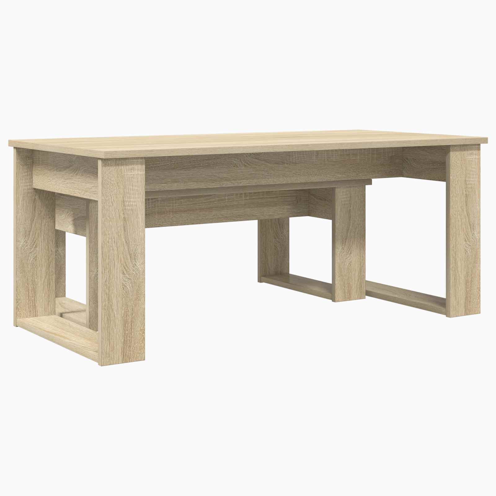 Set stolića za kavu 2 pcs Sonoma hrast Konstruirano drvo