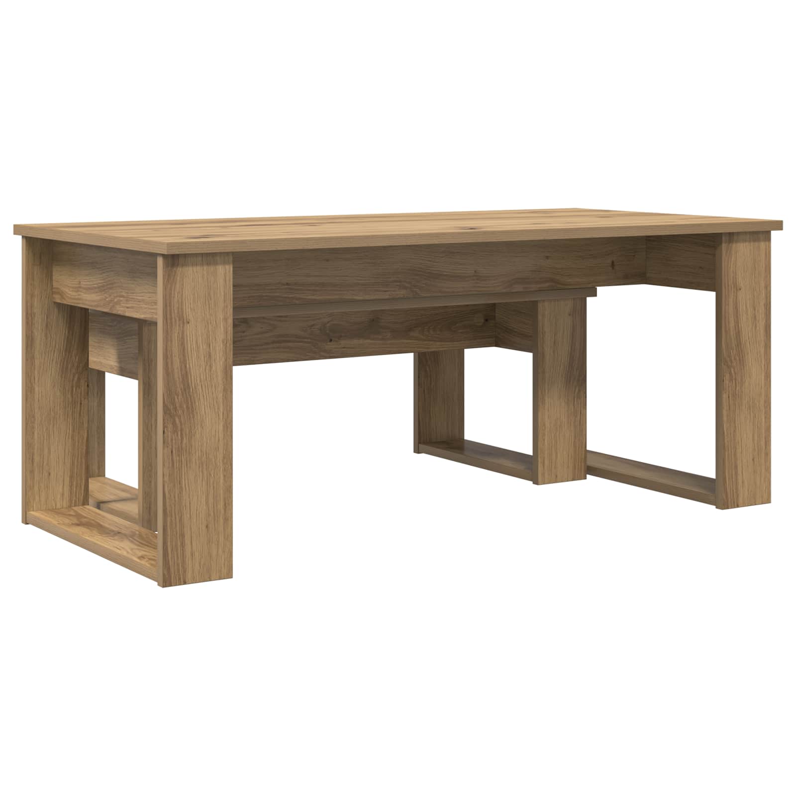 Set stolića za kavu 2 pcs Umjetnički hrast Konstruirano drvo