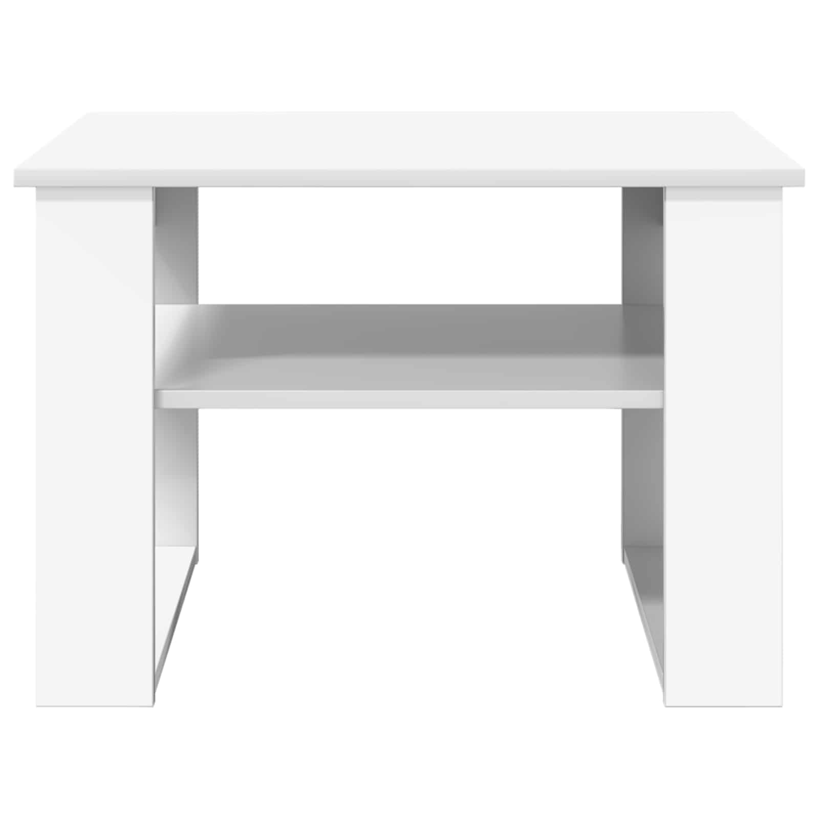 Kava Stol s pohranom Bijelo 64 x 54 x 44 cm Konstruirano drvo