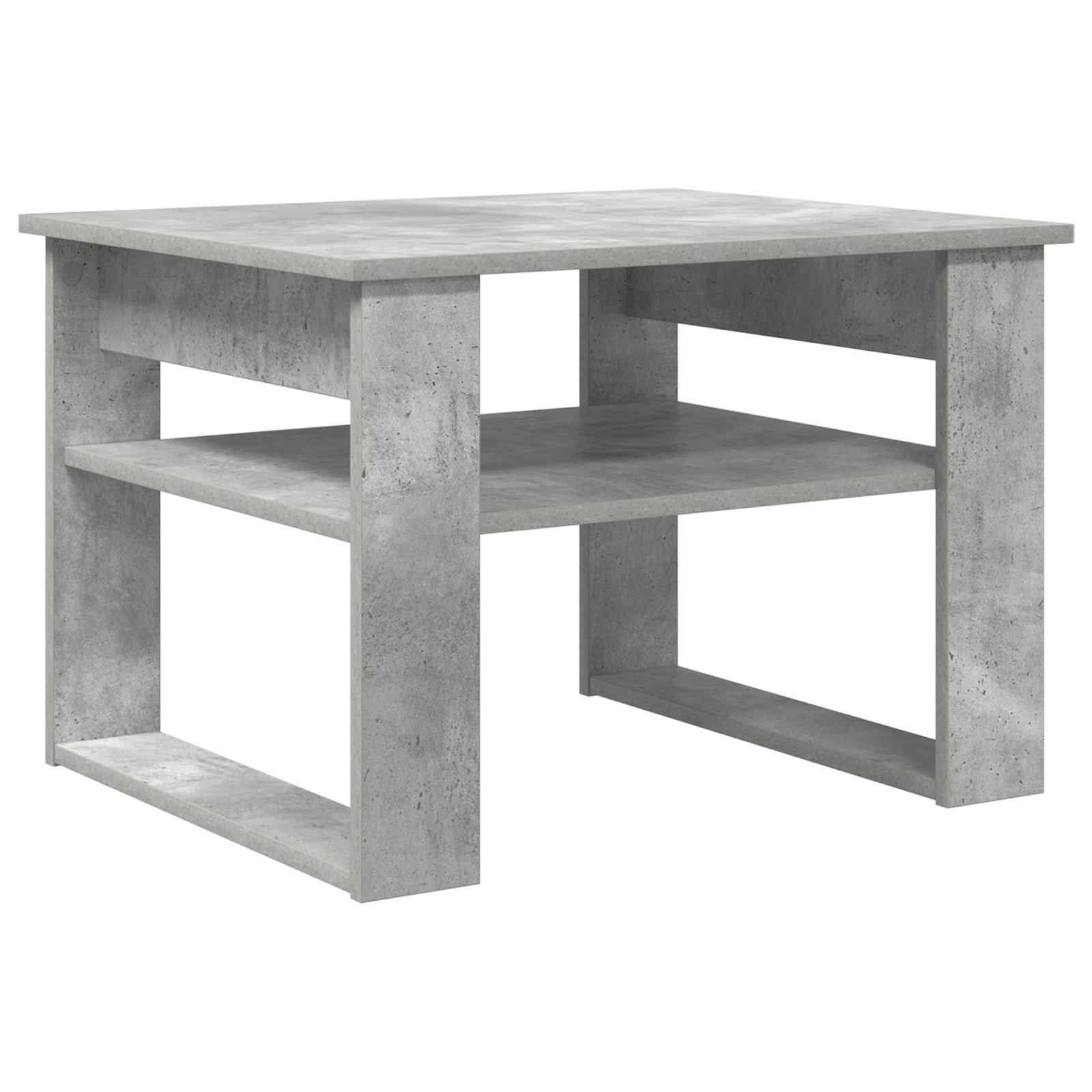 Kava Stol Betonski sivi 64 x 54 x 44 cm Konstruirano drvo