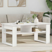 Kava Stol s pohranom Bijelo 96 x 54 x 44 cm Konstruirano drvo