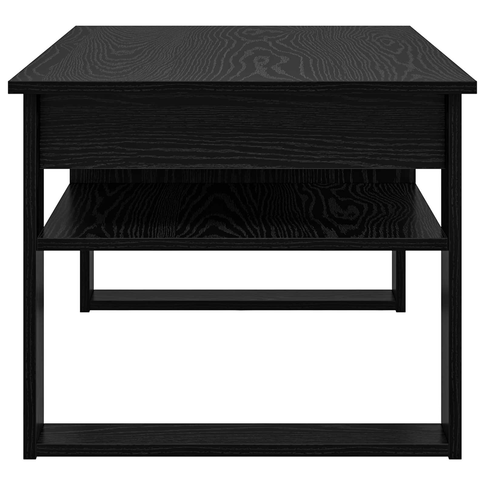 Kava Stol Crni hrast 96 x 54 x 44 cm Konstruirano drvo