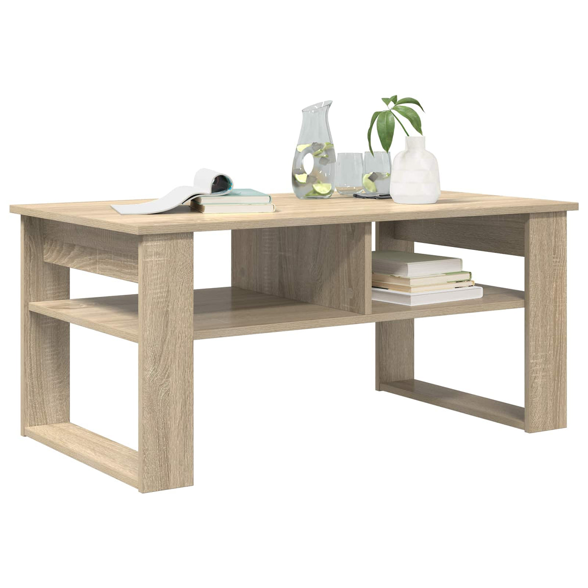 Kava Stol Sonoma hrast 96 x 54 x 44 cm Konstruirano drvo