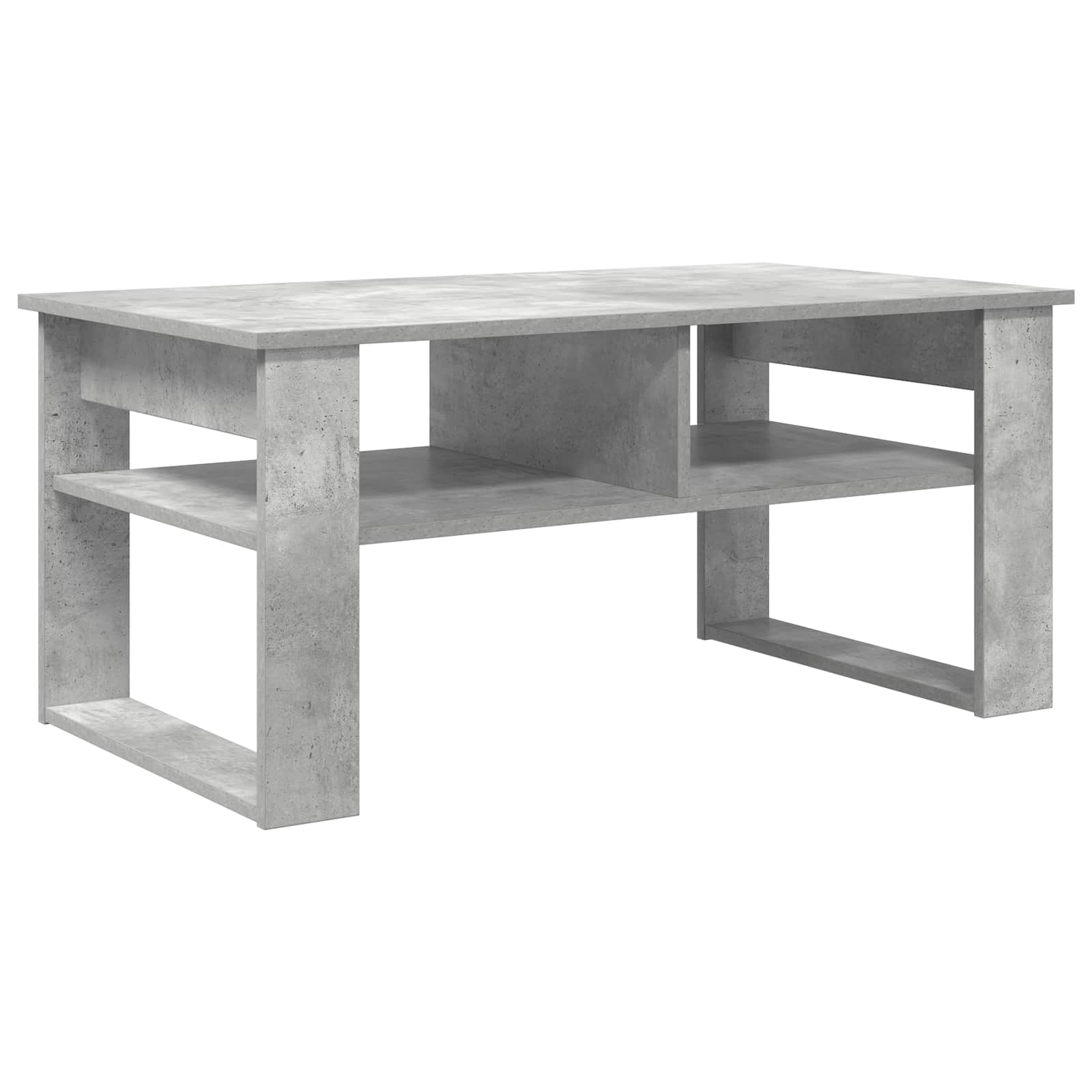 Kava Stol Betonski sivi 96 x 54 x 44 cm Konstruirano drvo