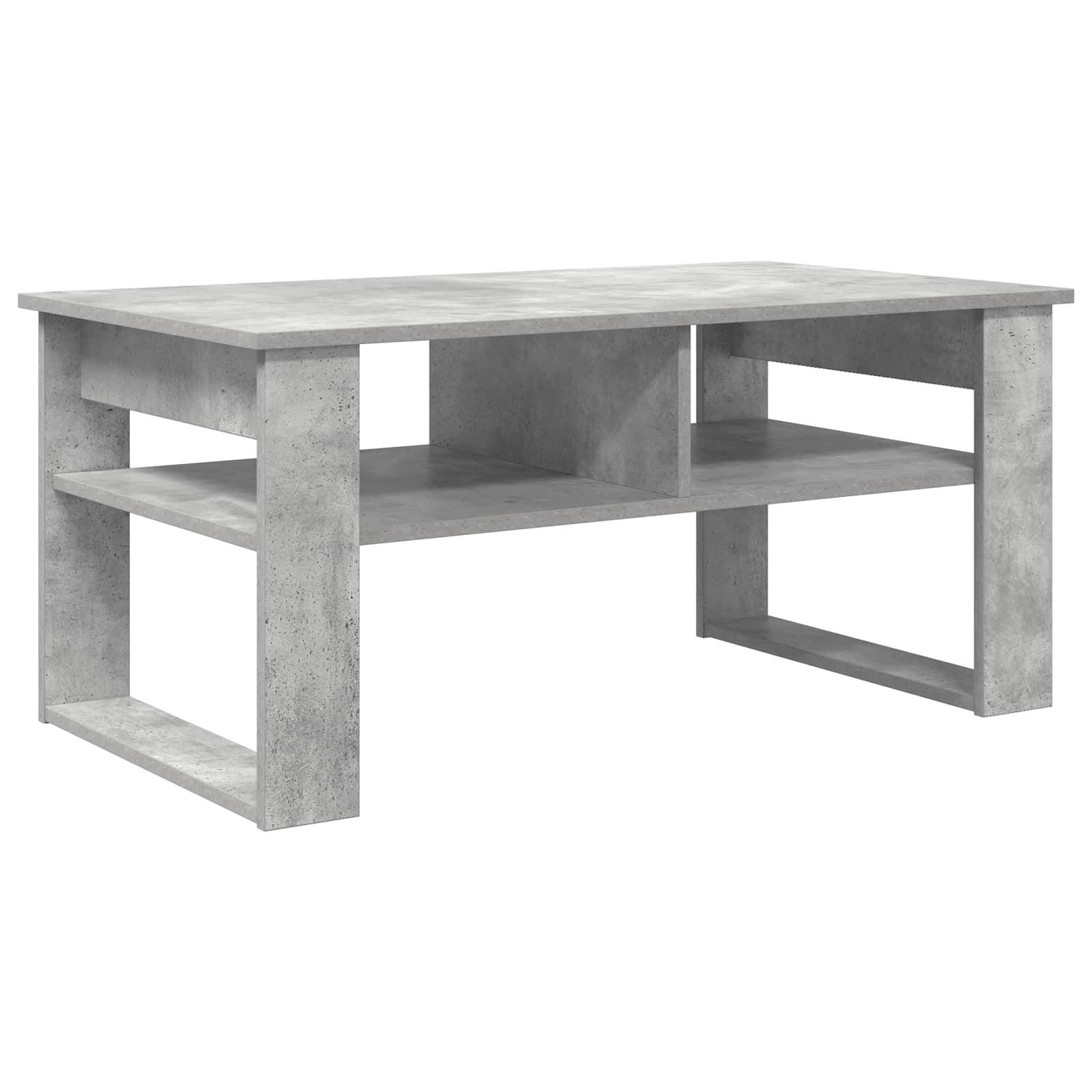Kava Stol Betonski sivi 96 x 54 x 44 cm Konstruirano drvo