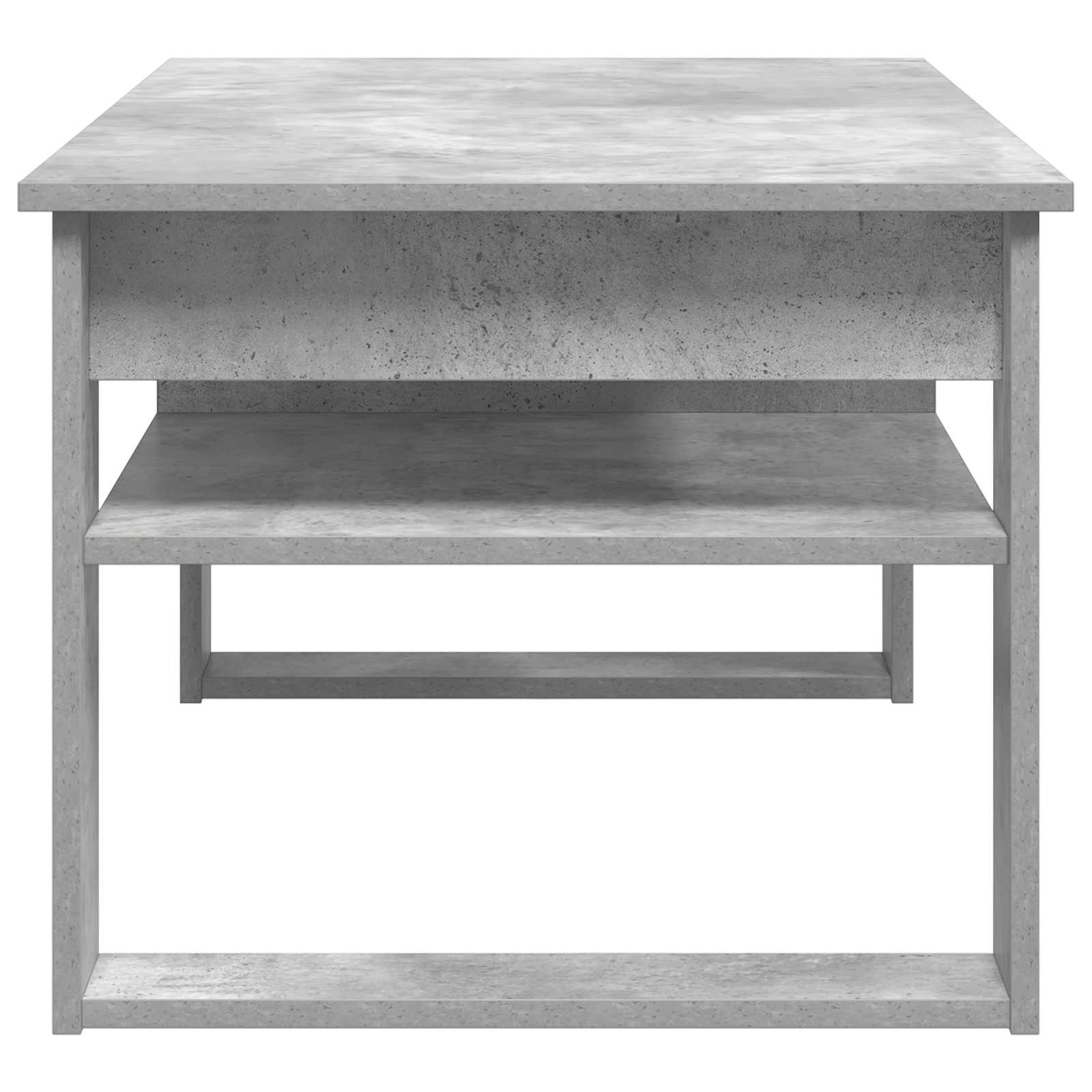 Kava Stol Betonski sivi 96 x 54 x 44 cm Konstruirano drvo