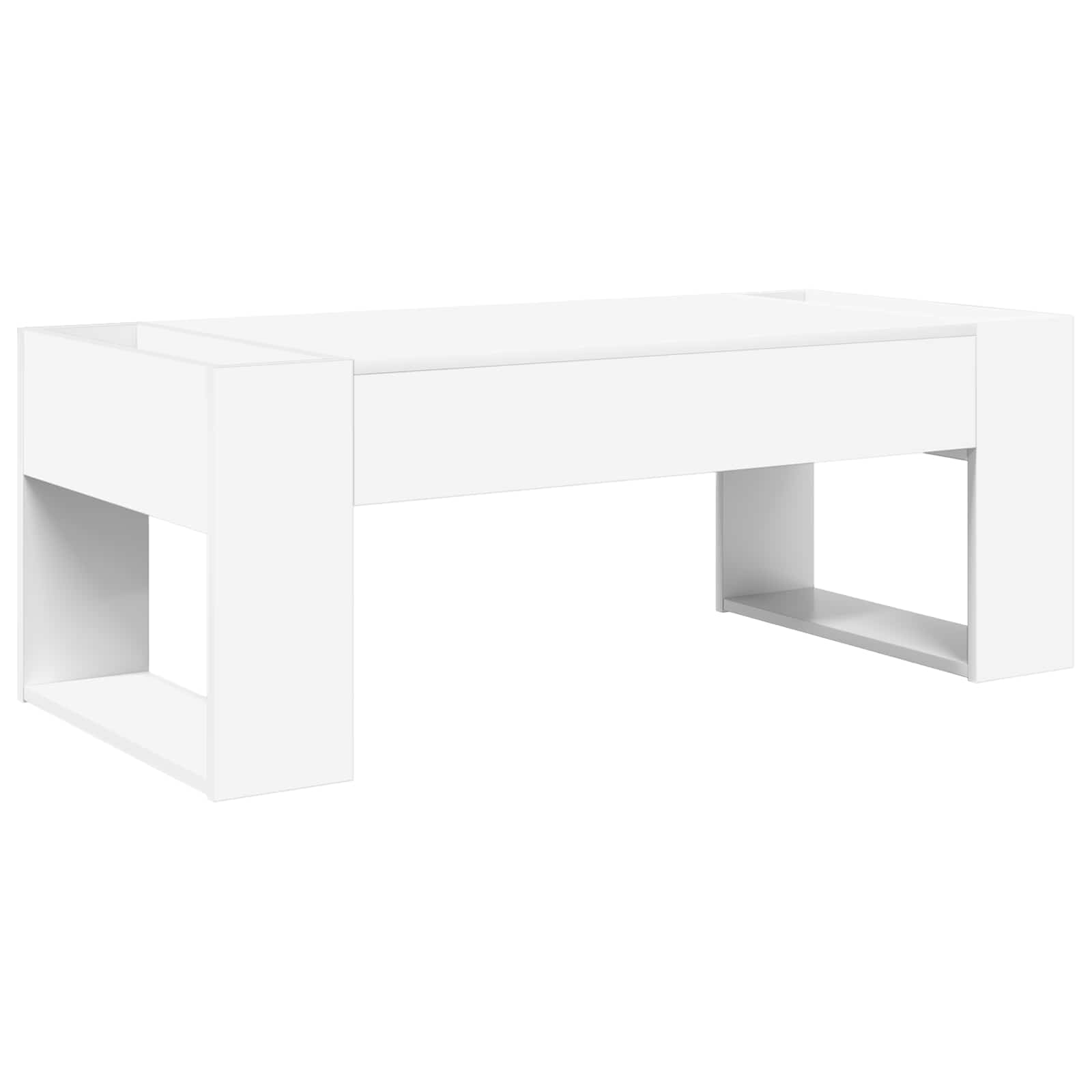 Kava Stol Bijelo 110 x 50 x 41 cm Konstruirano drvo