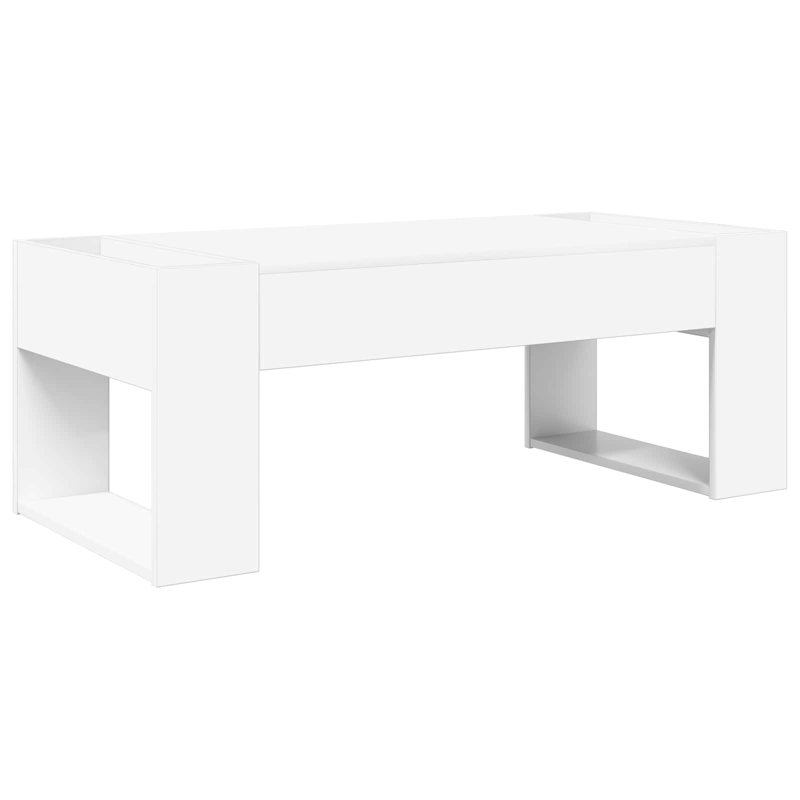 Kava Stol Bijelo 110 x 50 x 41 cm Konstruirano drvo