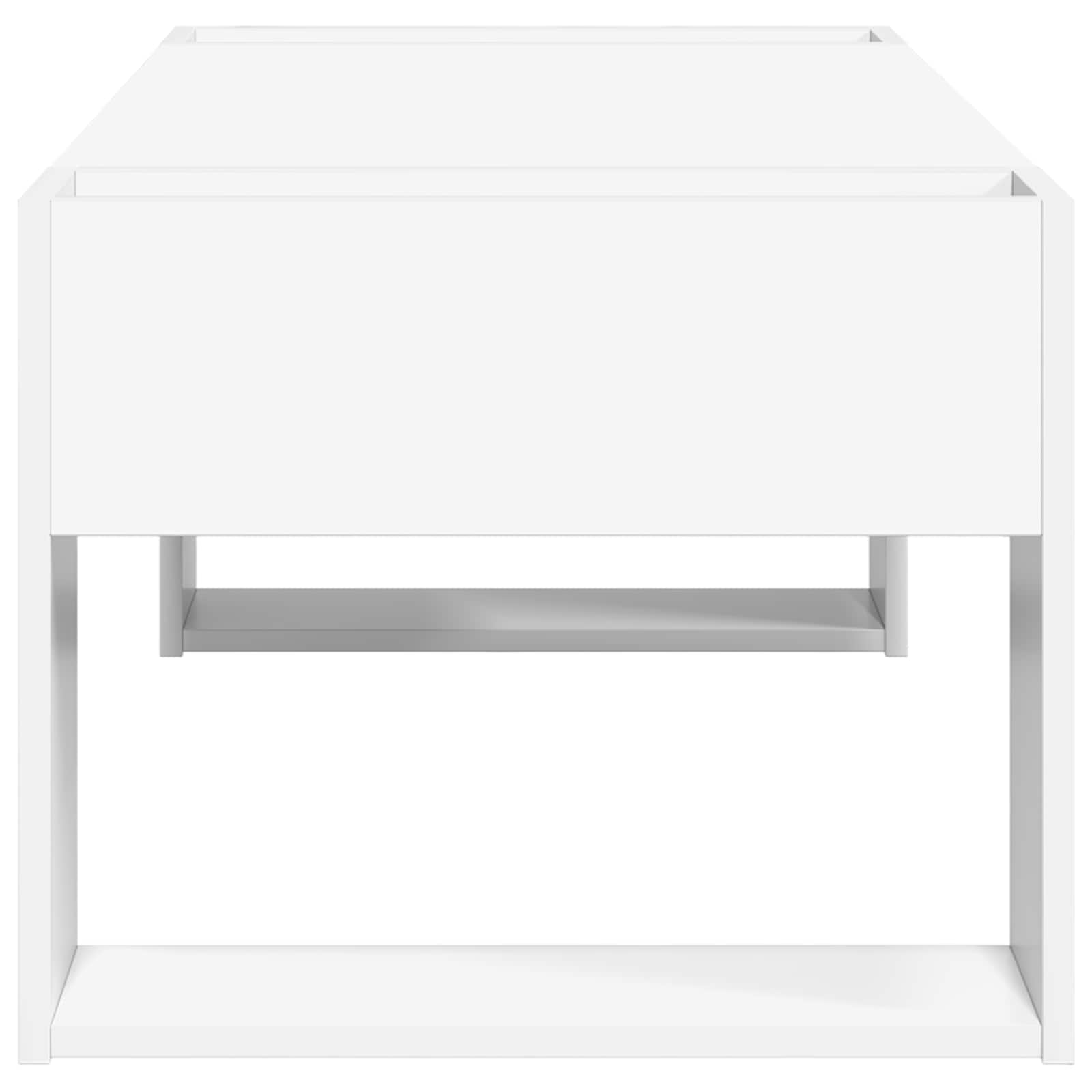 Kava Stol Bijelo 110 x 50 x 41 cm Konstruirano drvo